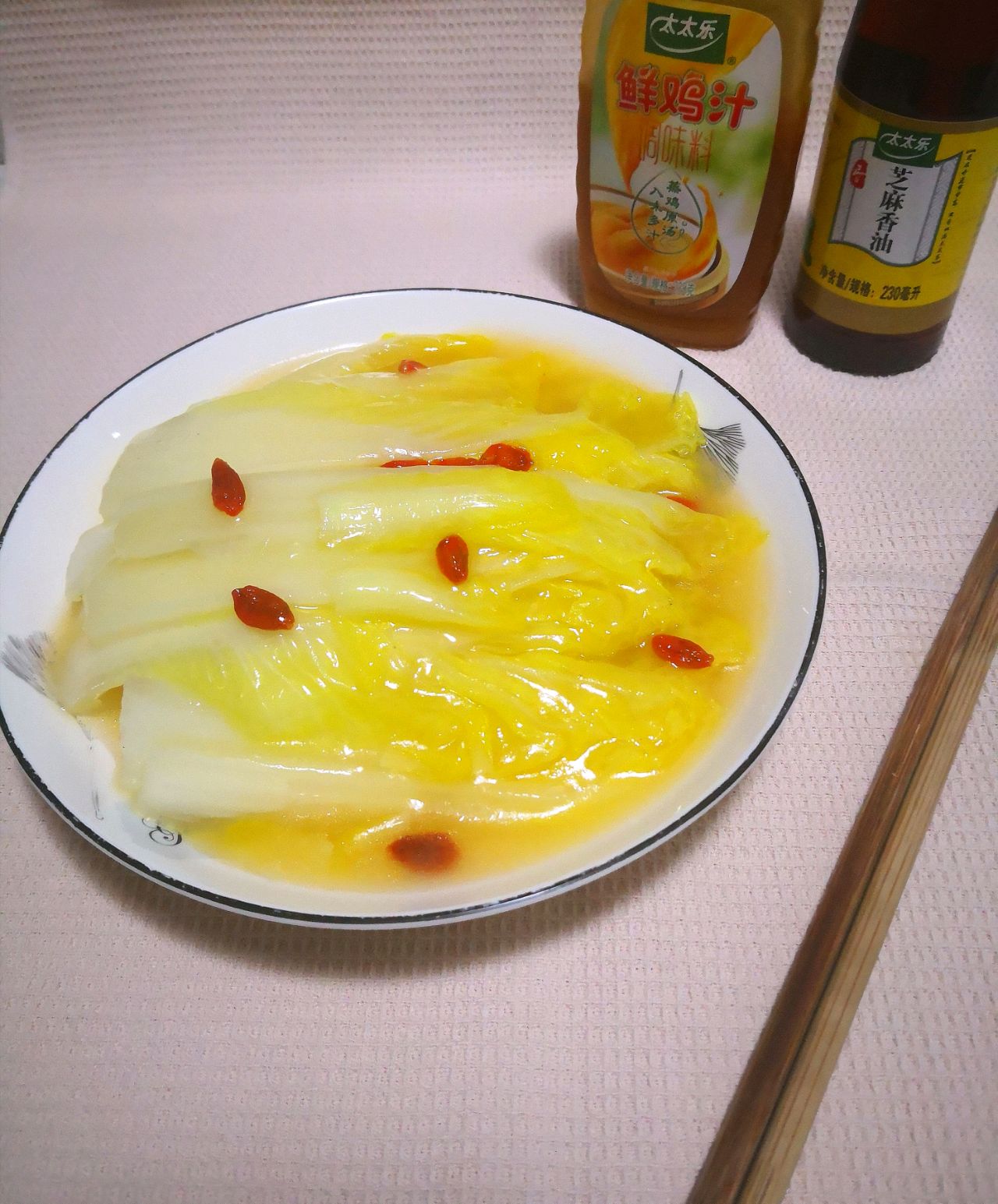 鸡汁娃娃菜