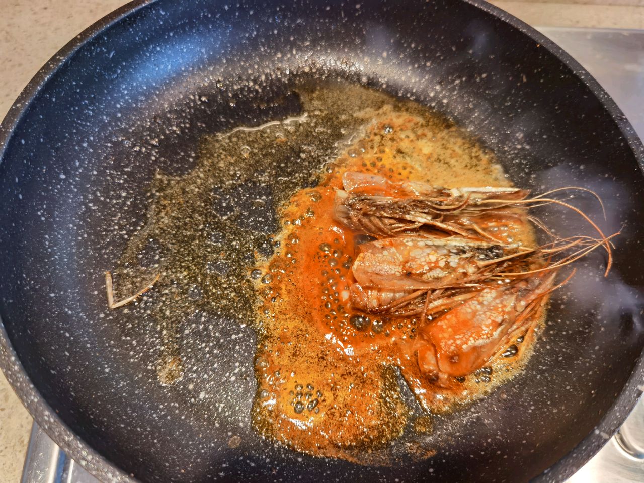 鸡汁虾油拌面