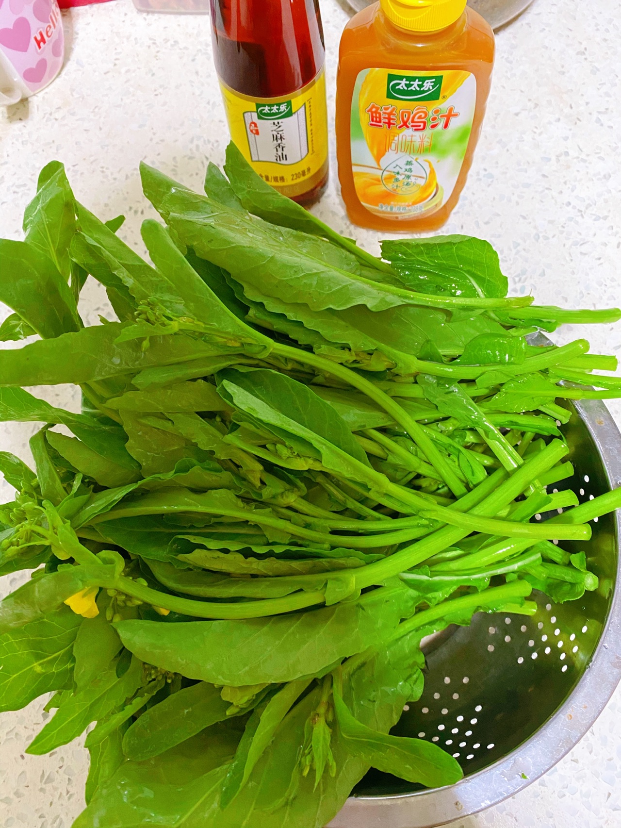 鸡汁小油菜