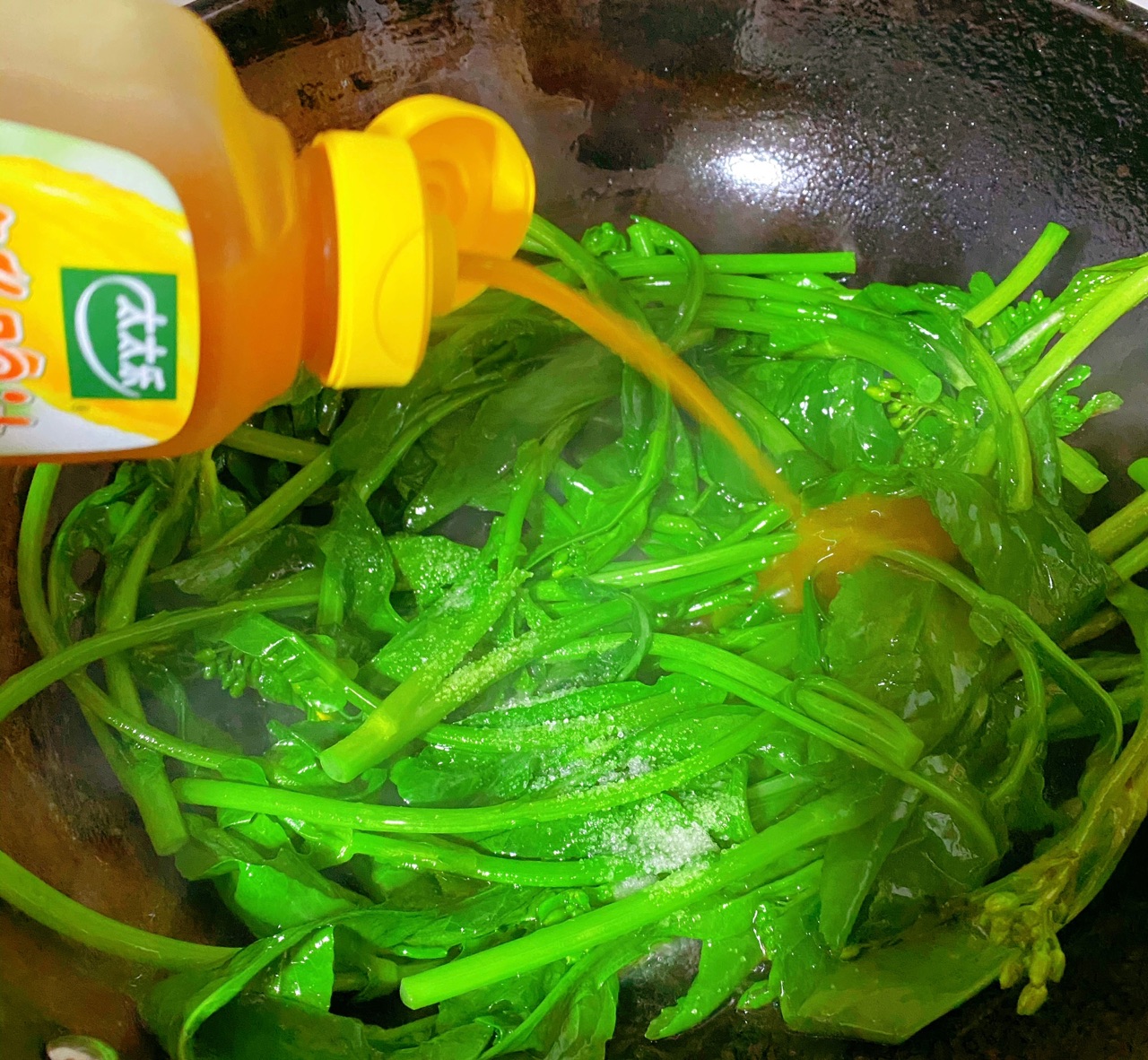 鸡汁小油菜