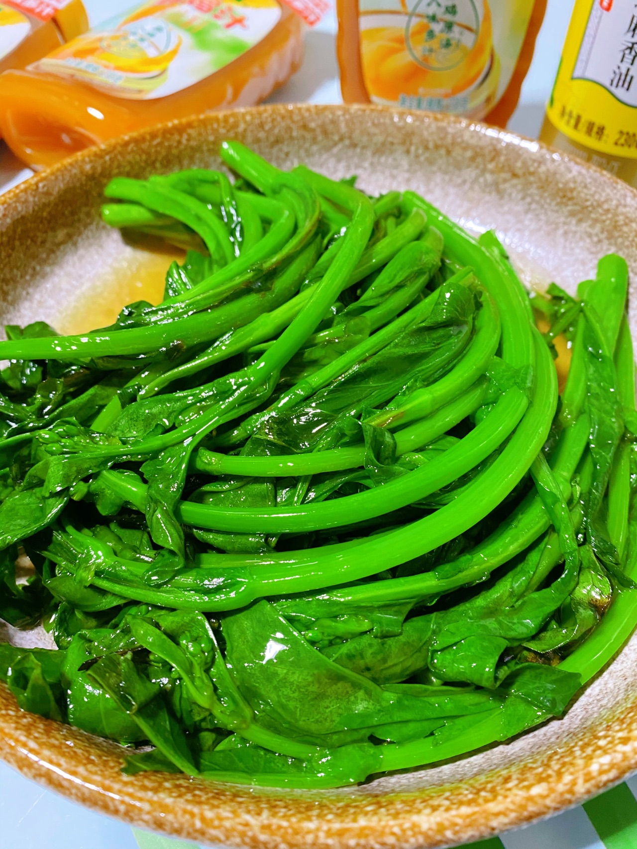 鸡汁小油菜