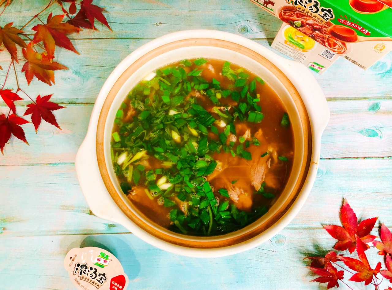 鸡汁与牛肉汤