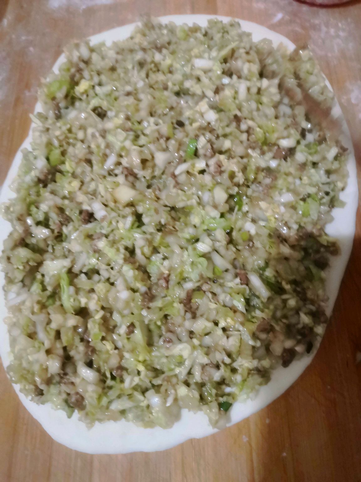 家常白菜馅饼