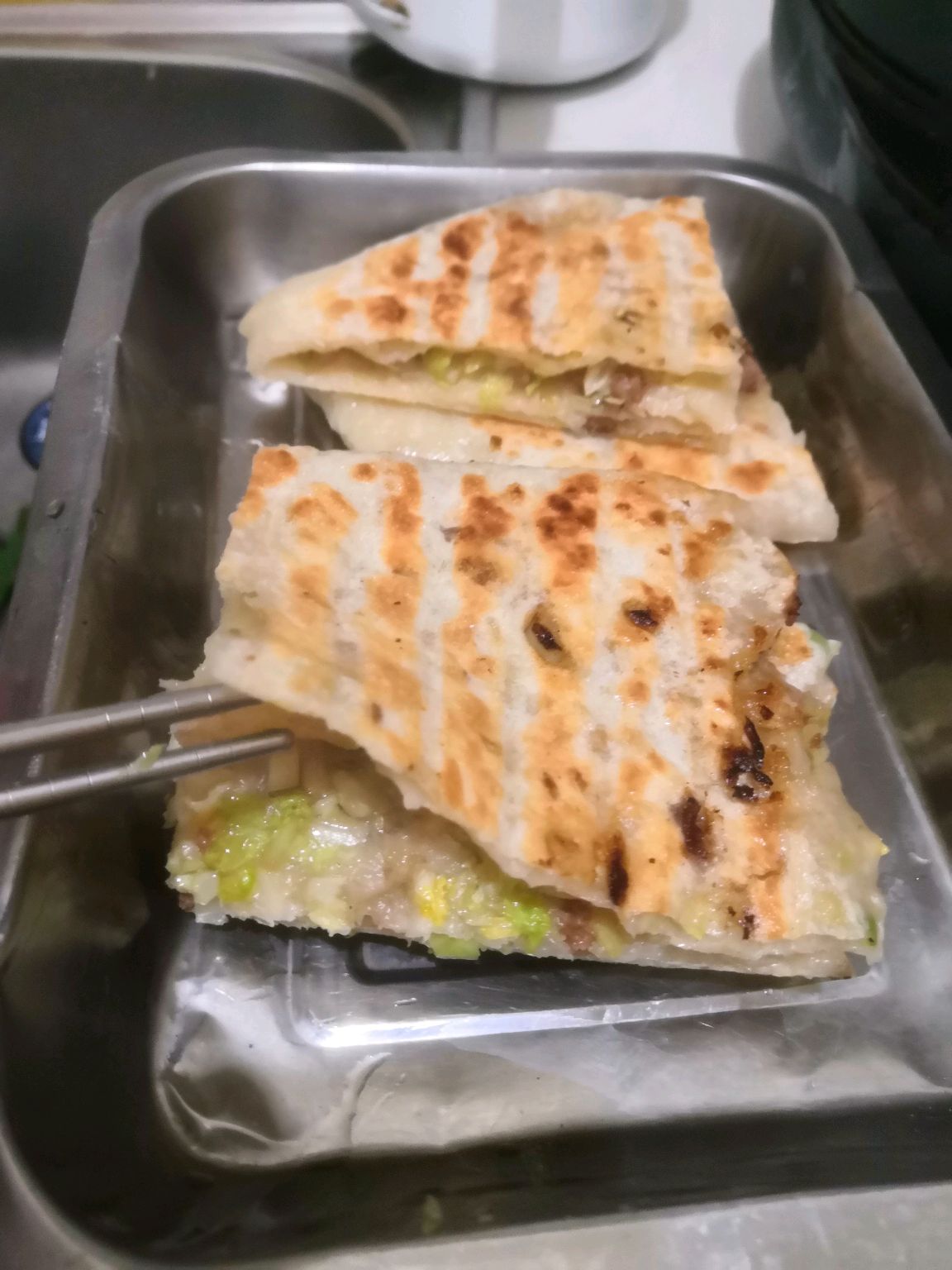 家常白菜馅饼