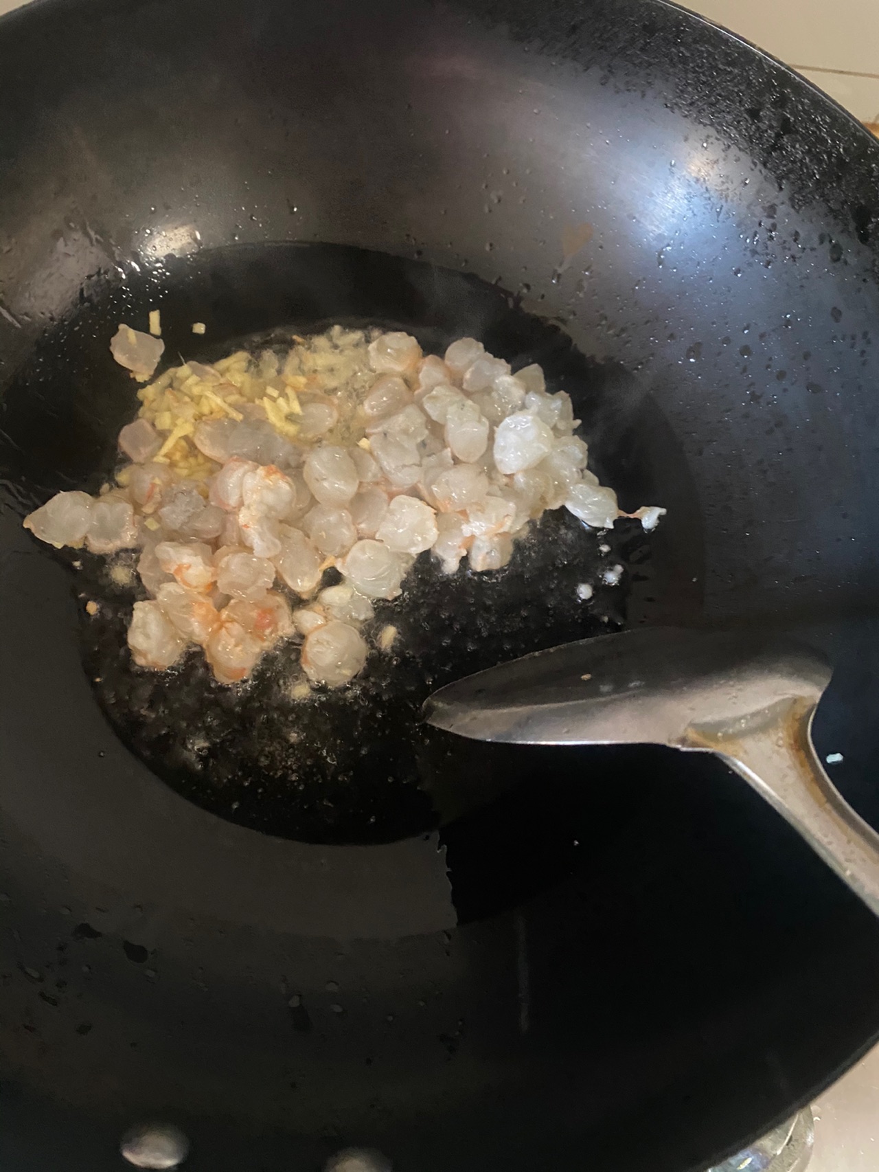 家常拌面——虾仁豆角卤