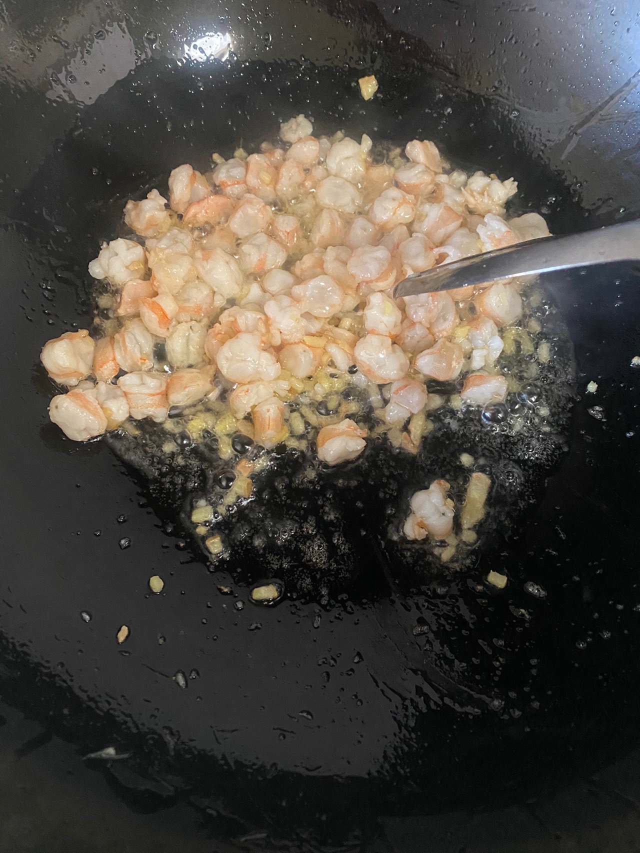 家常拌面——虾仁豆角卤