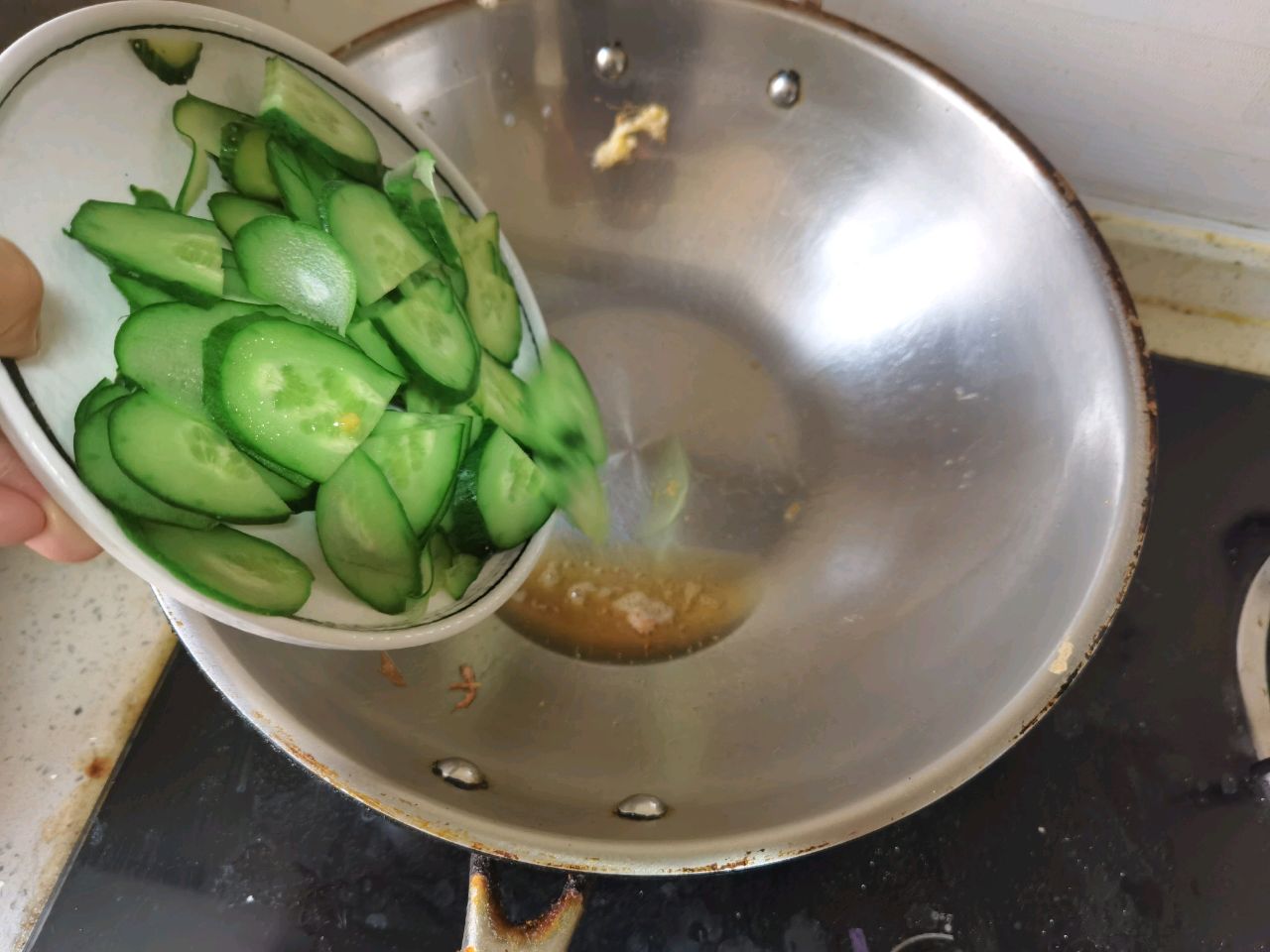 家常菜—黄瓜炒鸡蛋