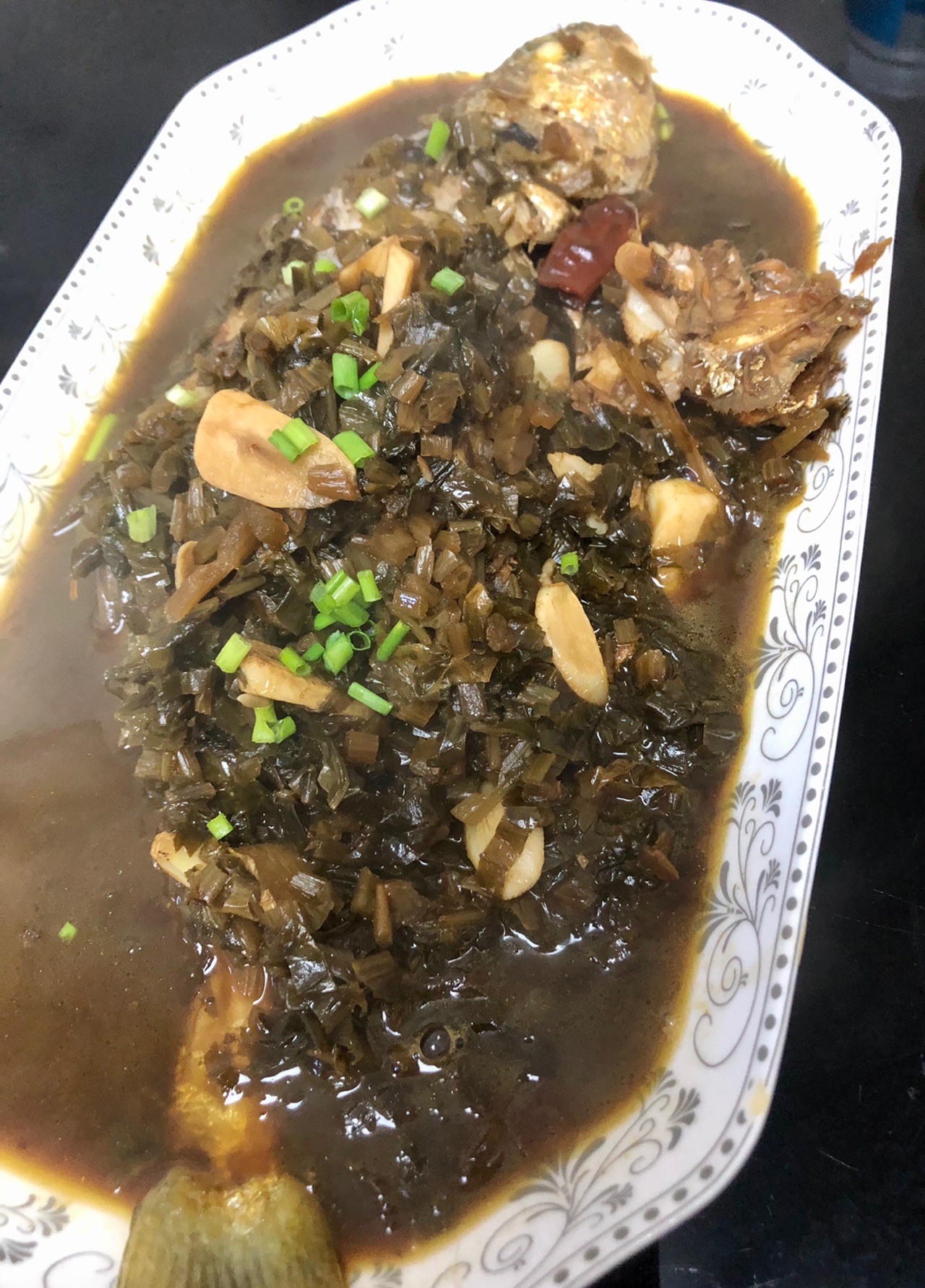 家常菜黄鱼炒雪菜