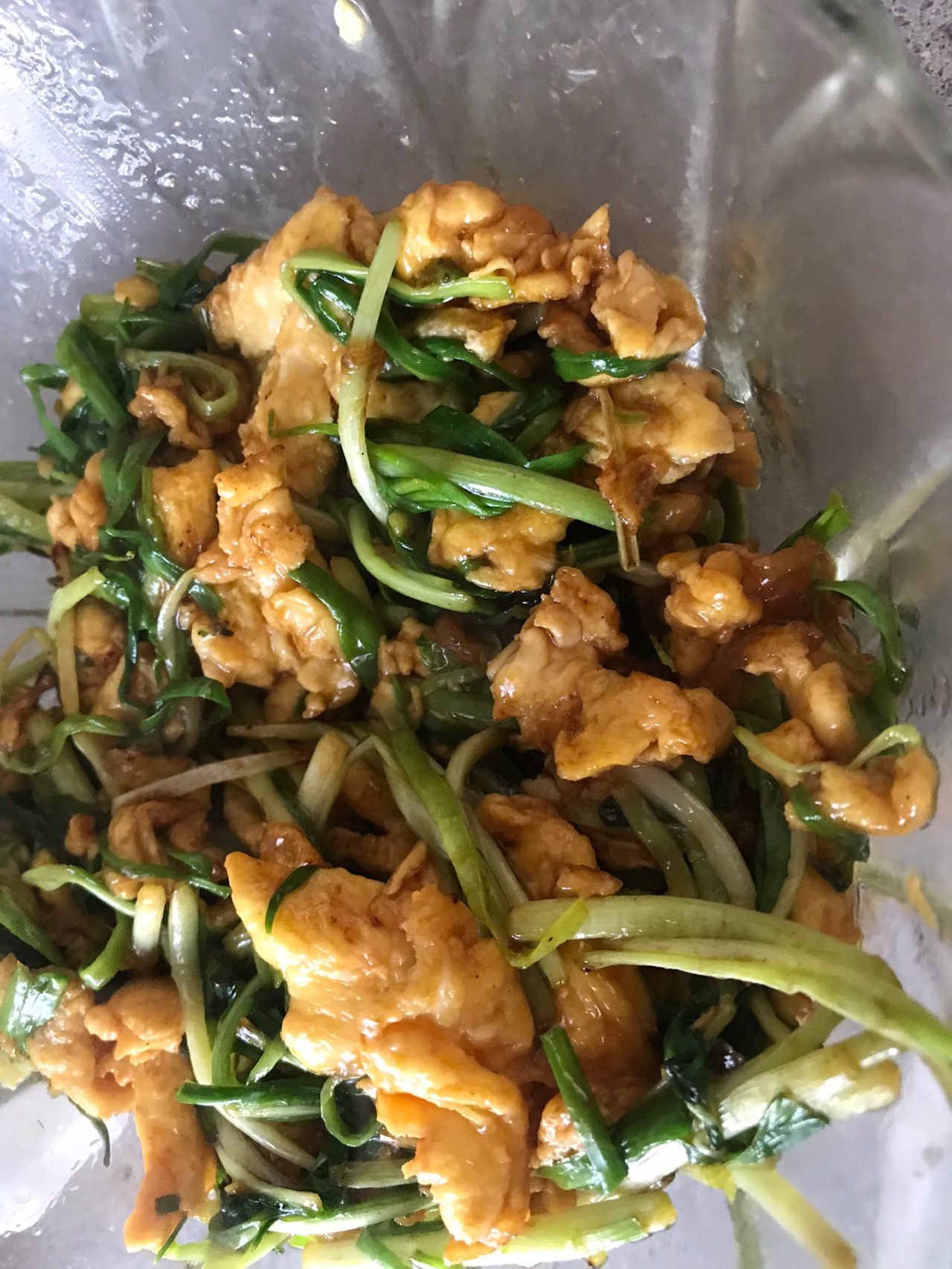家常菜蒜苗炒鸡蛋