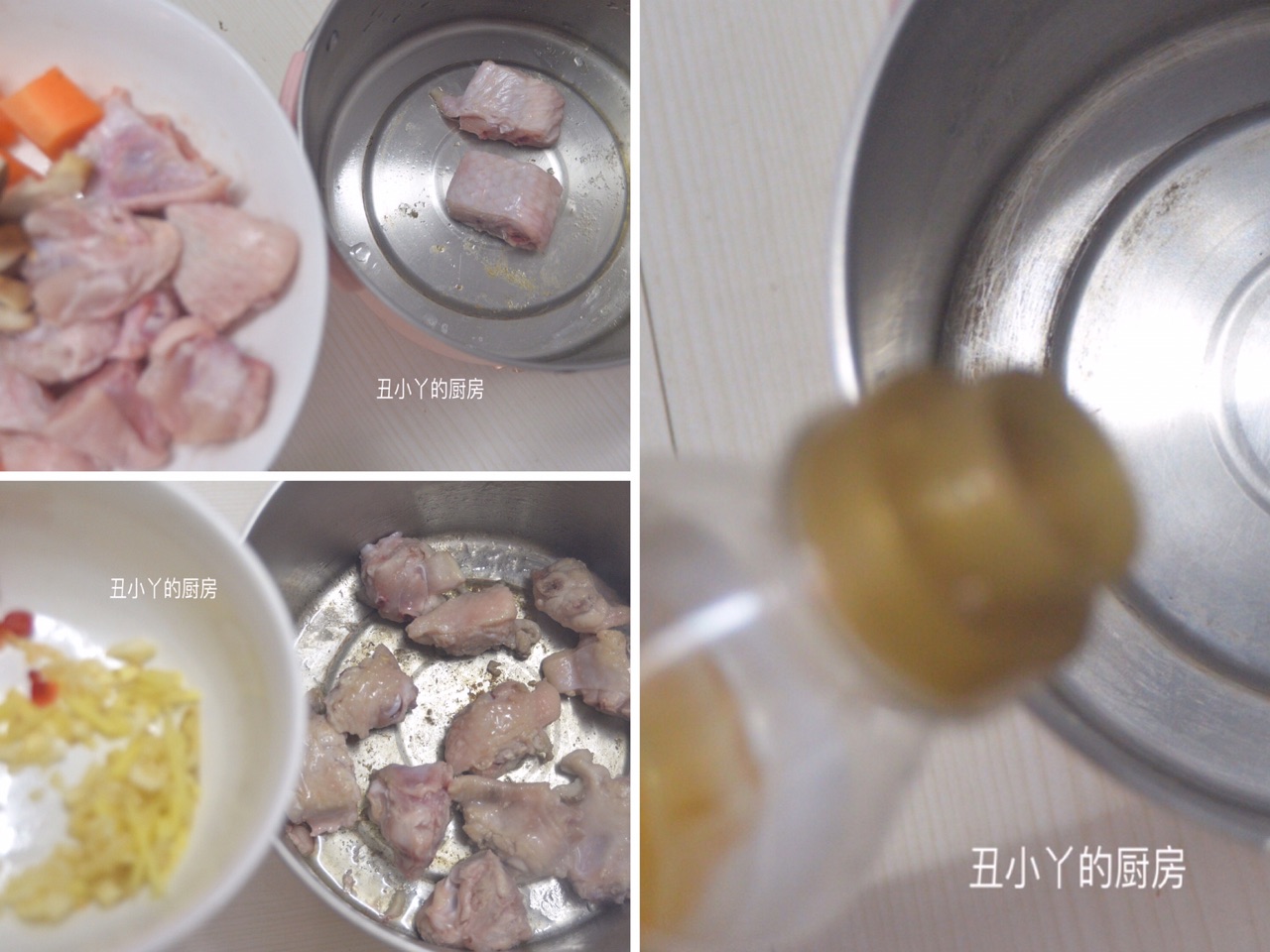 家常菜｜西兰花+红萝卜+焖鸡翅