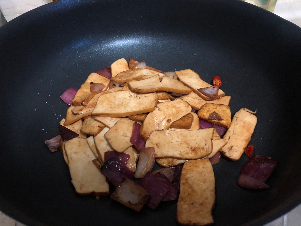 家常菜•洋葱炒豆干