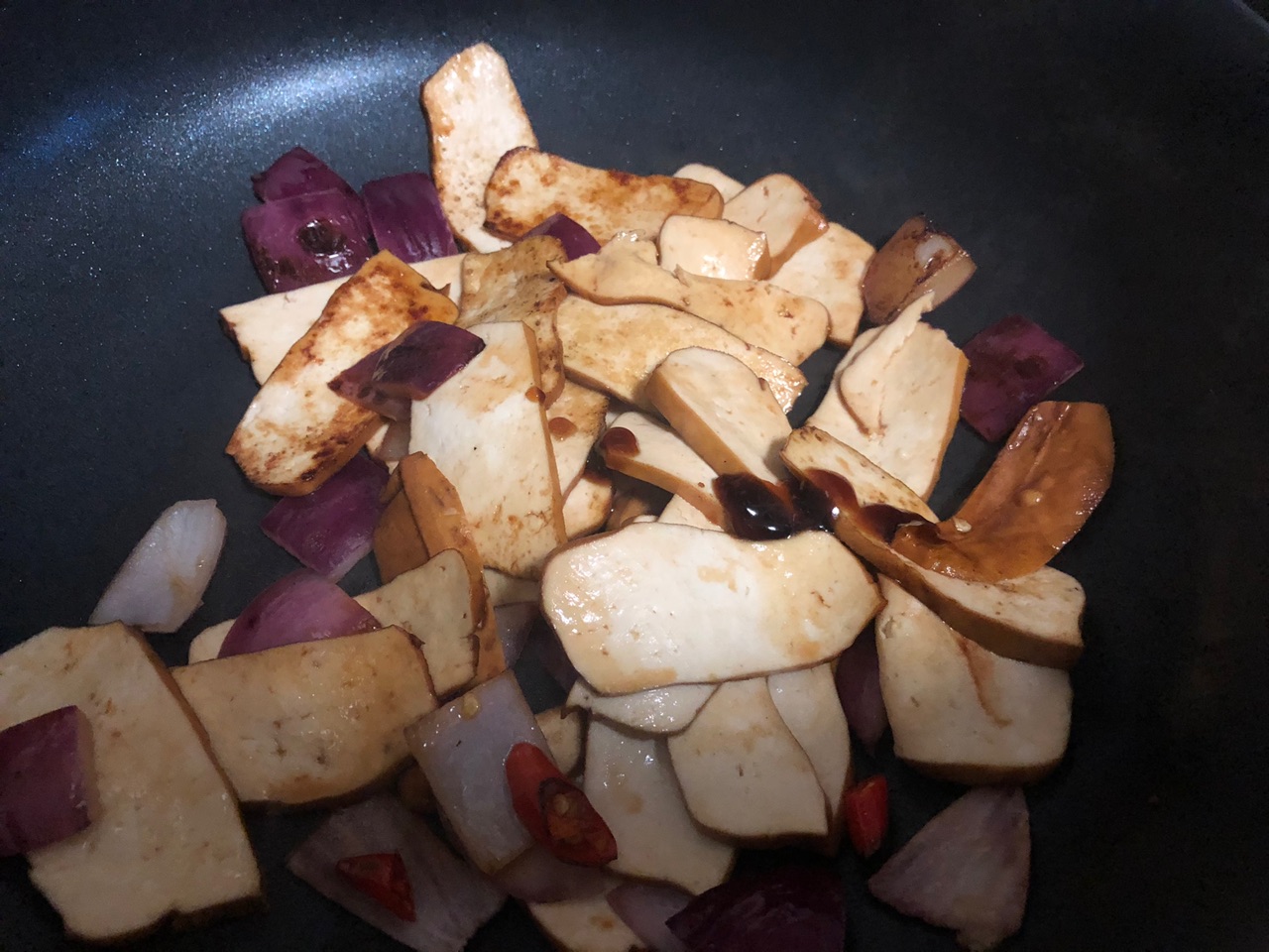 家常菜•洋葱炒豆干