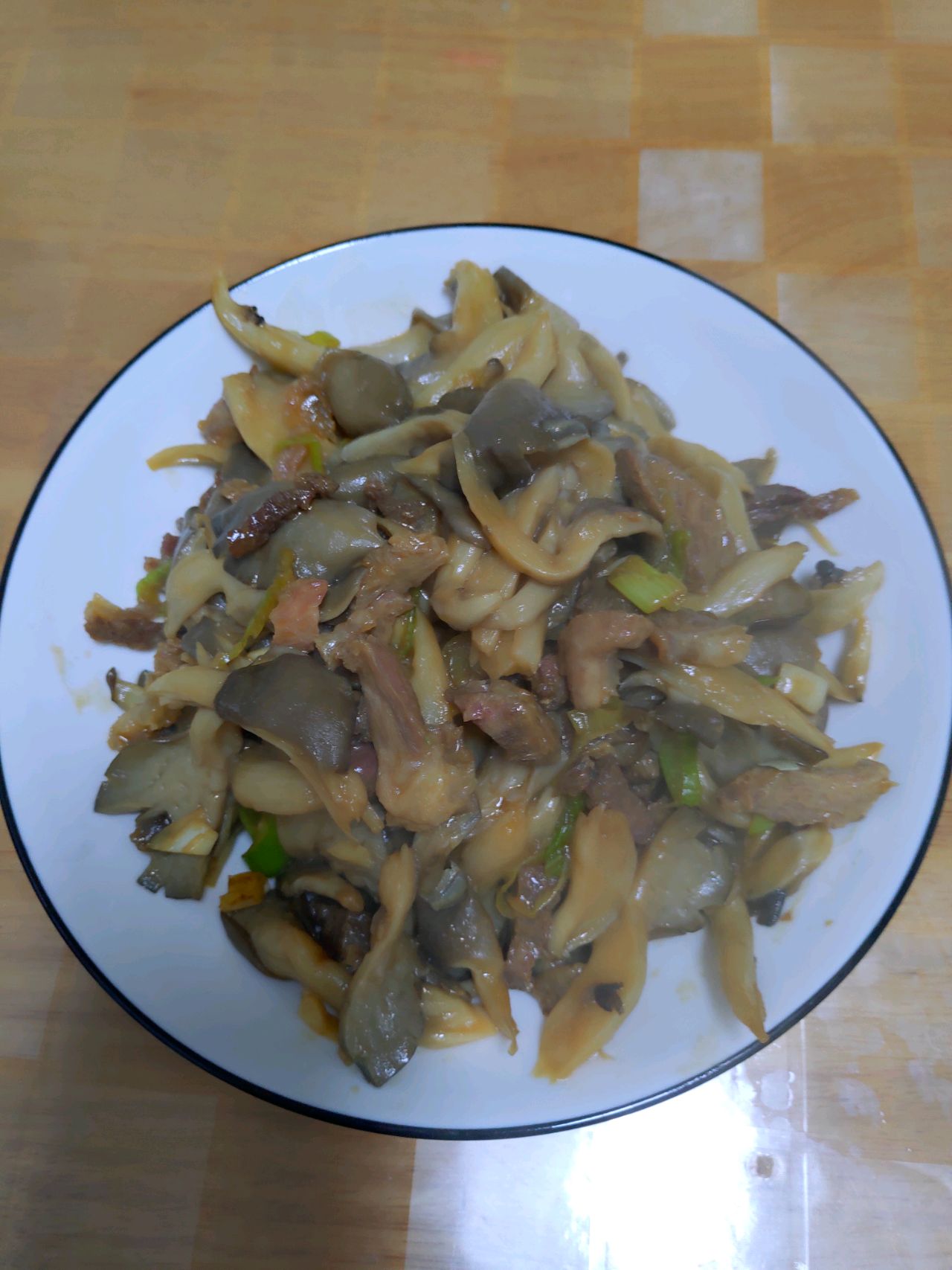 家常炒蘑菇