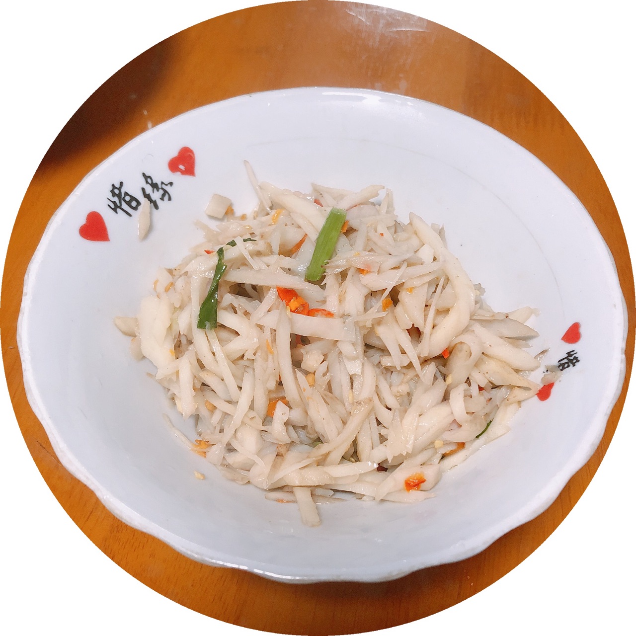 家常炒藕丝～妈妈做菜de味道