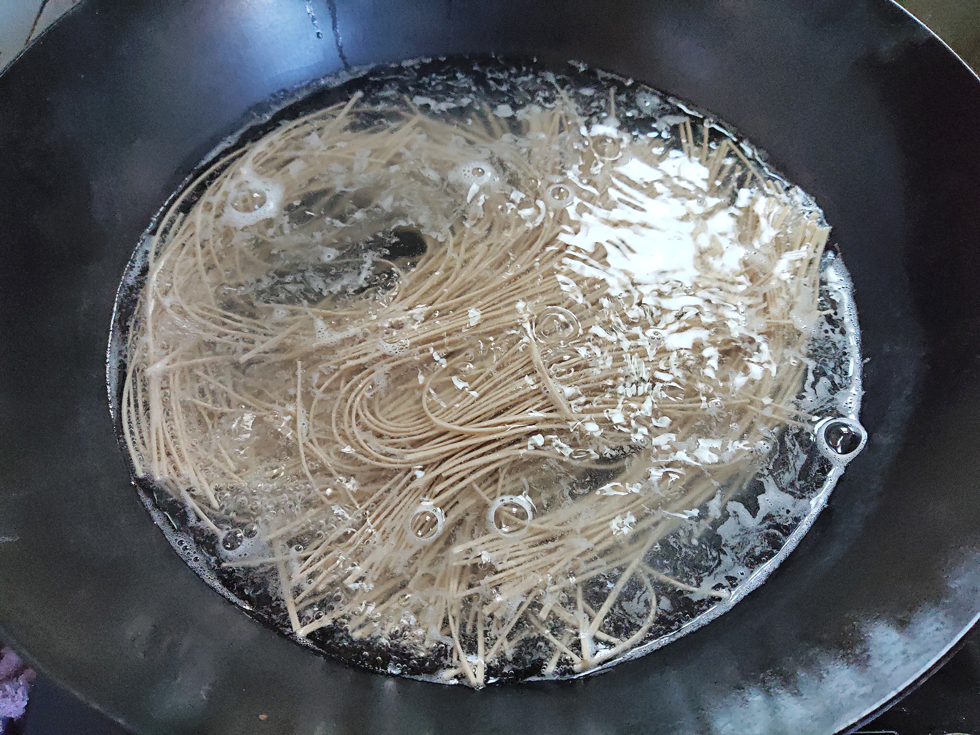 家常炒荞麦面