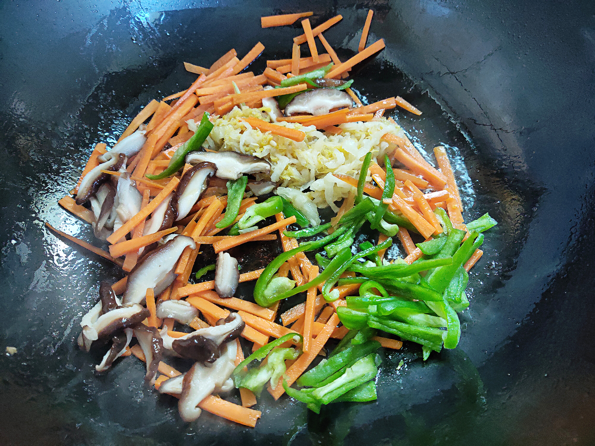 家常炒荞麦面