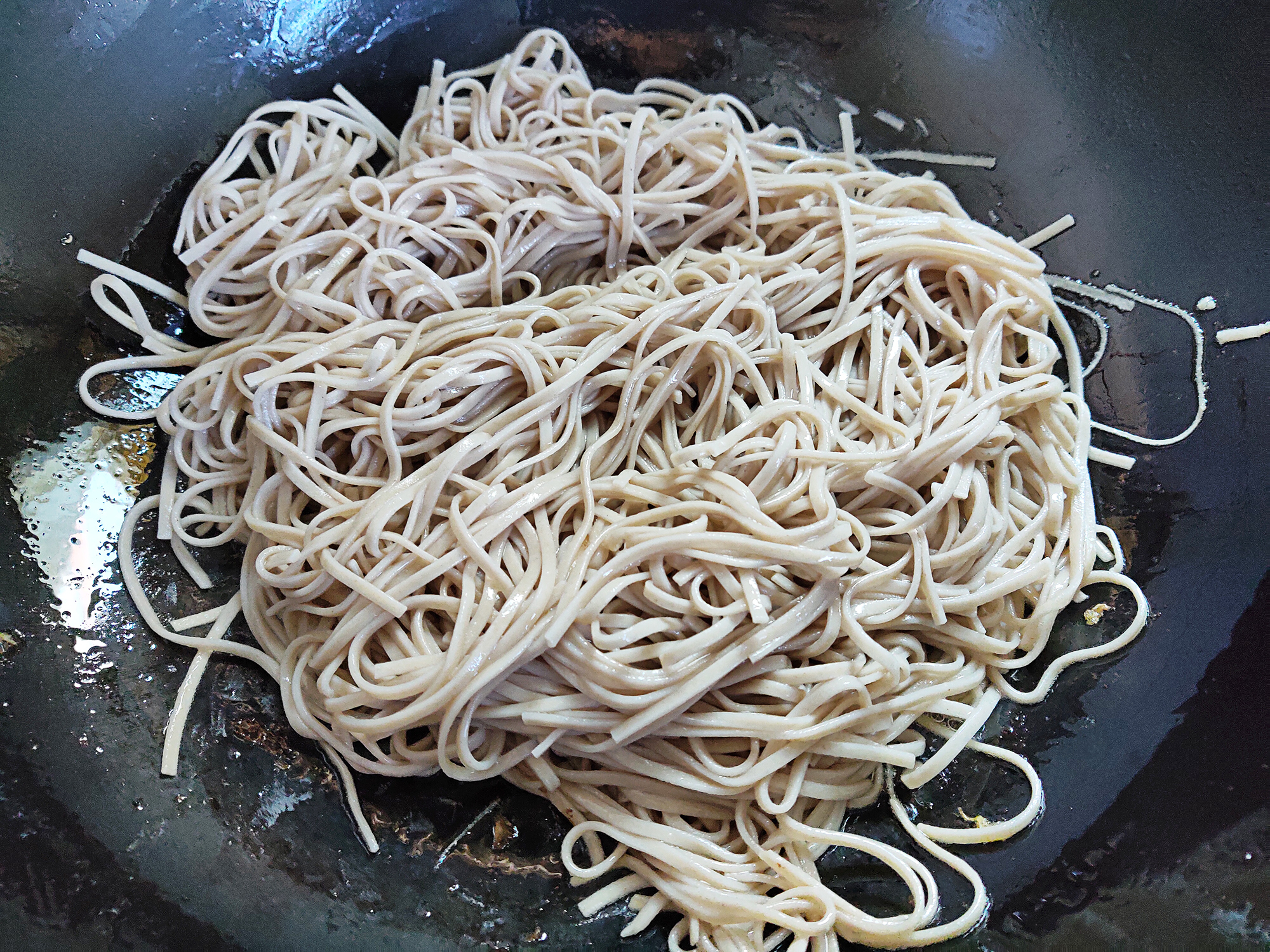 家常炒荞麦面