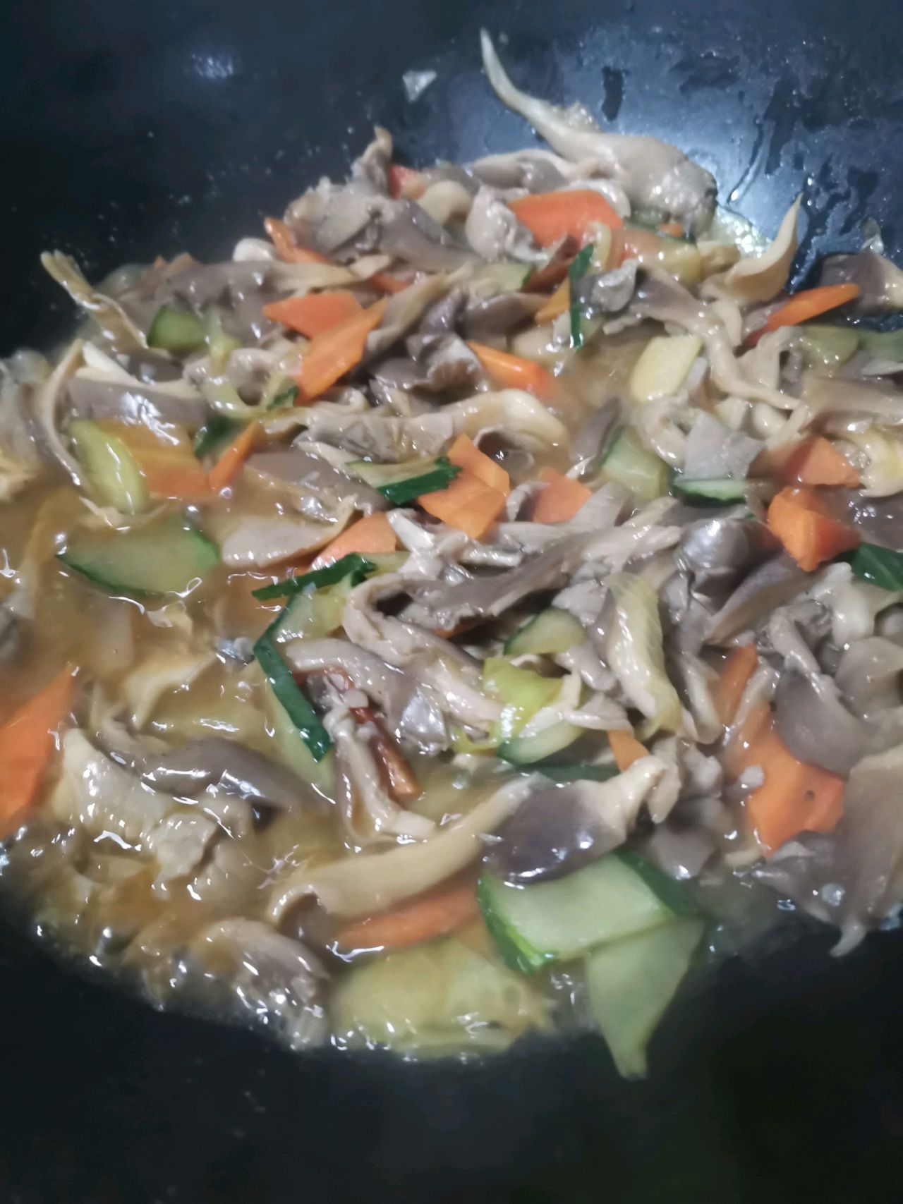 家常炒鲜蘑