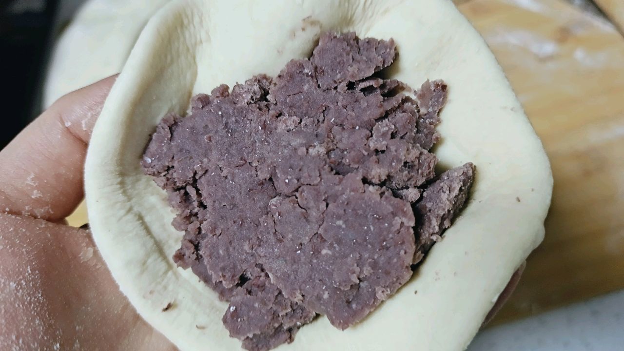 家常豆沙包~红豆沙馅