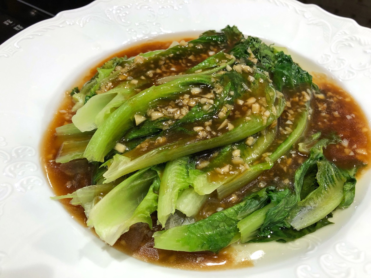 家常蚝油生菜