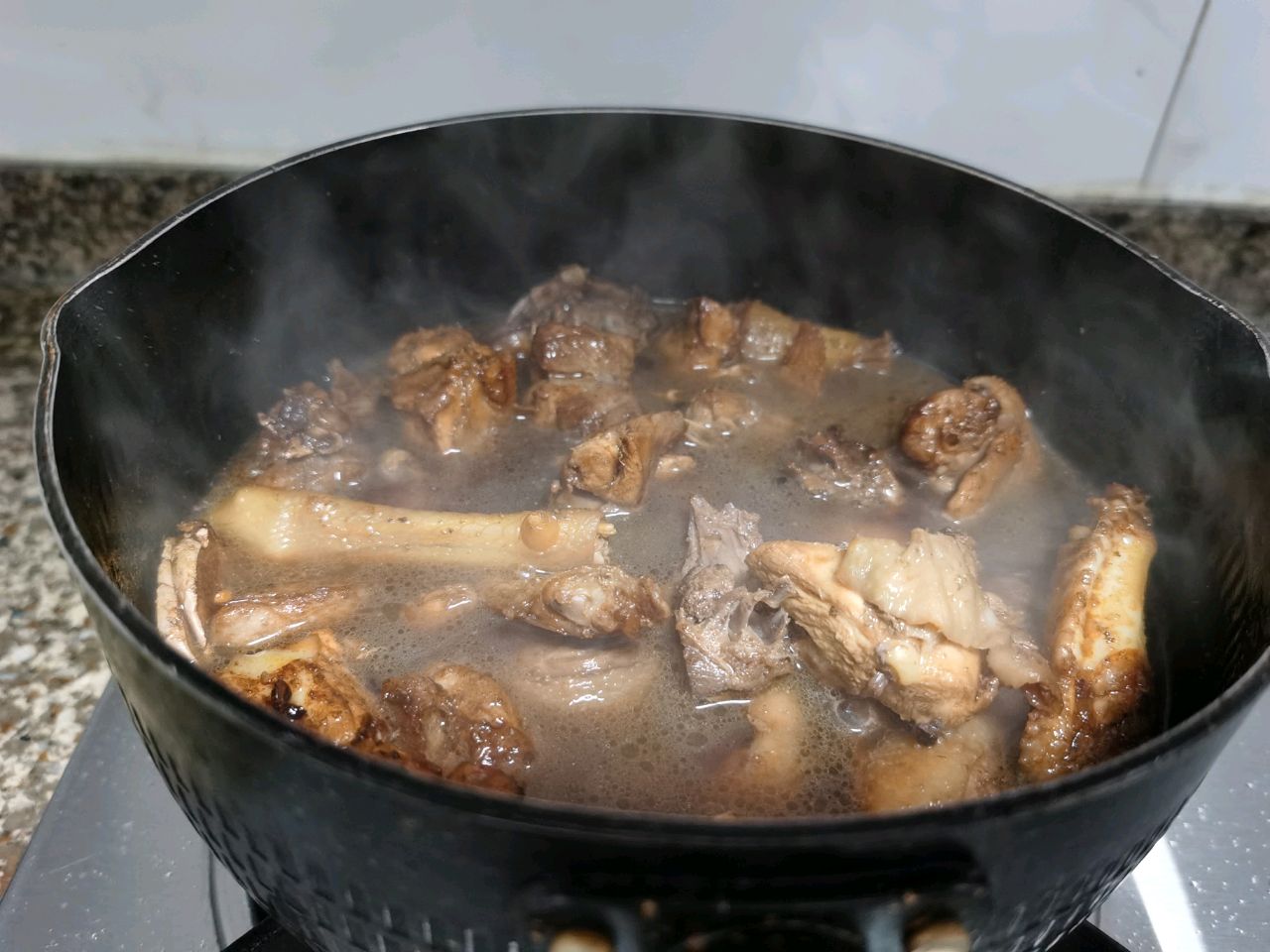 家常红烧鸡块
