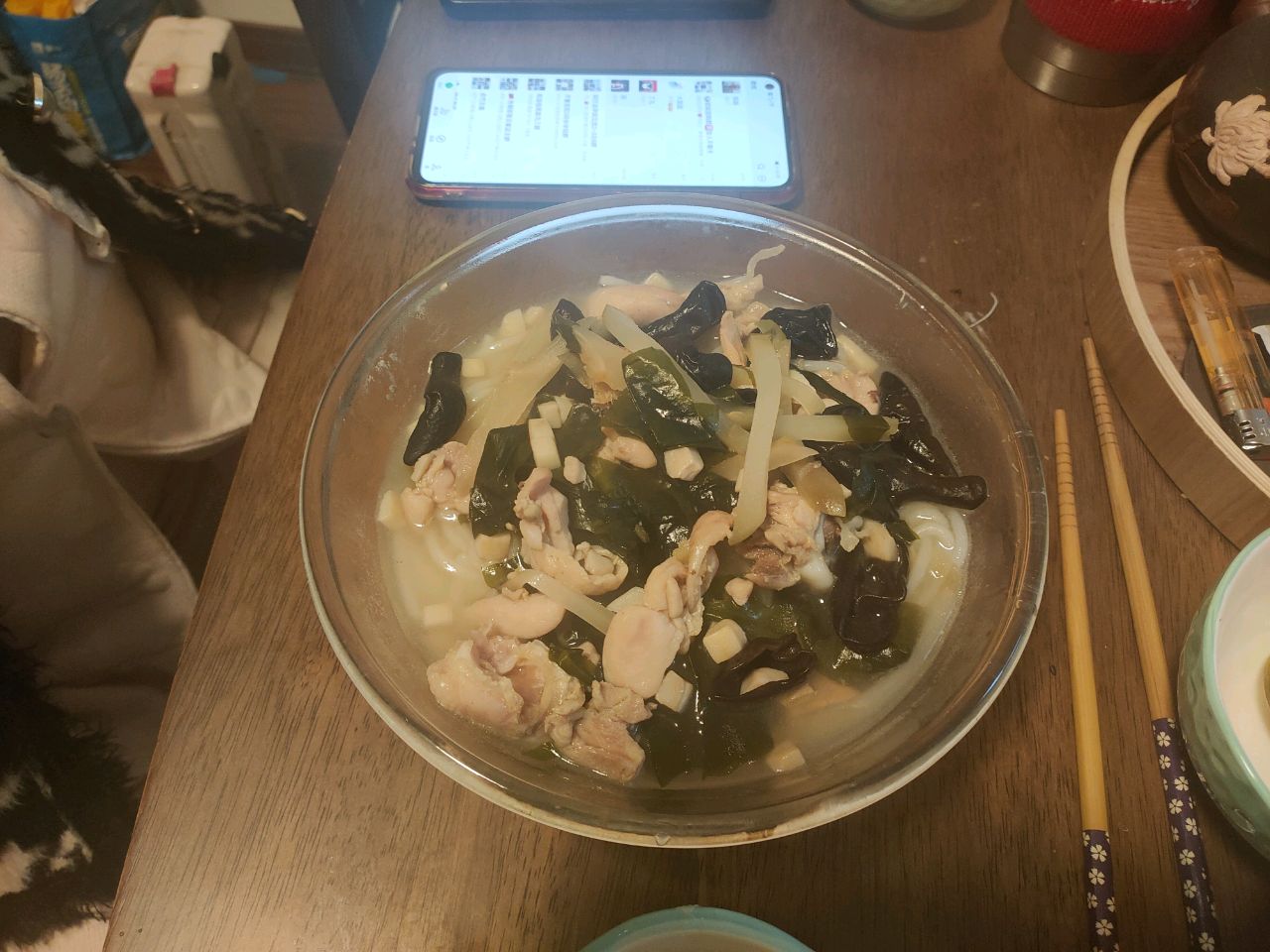 家常鸡肉米线