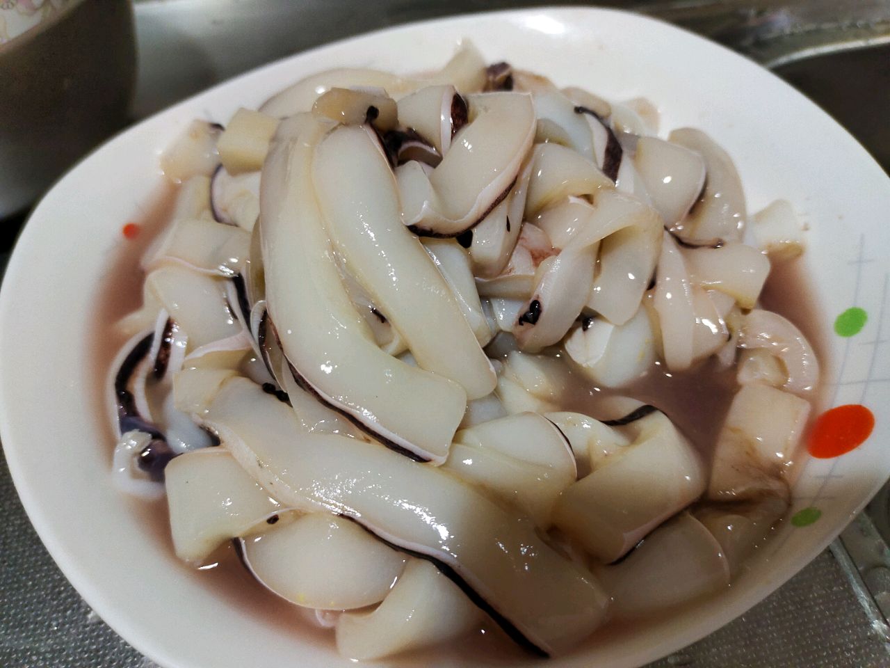 家常韭菜鱿鱼