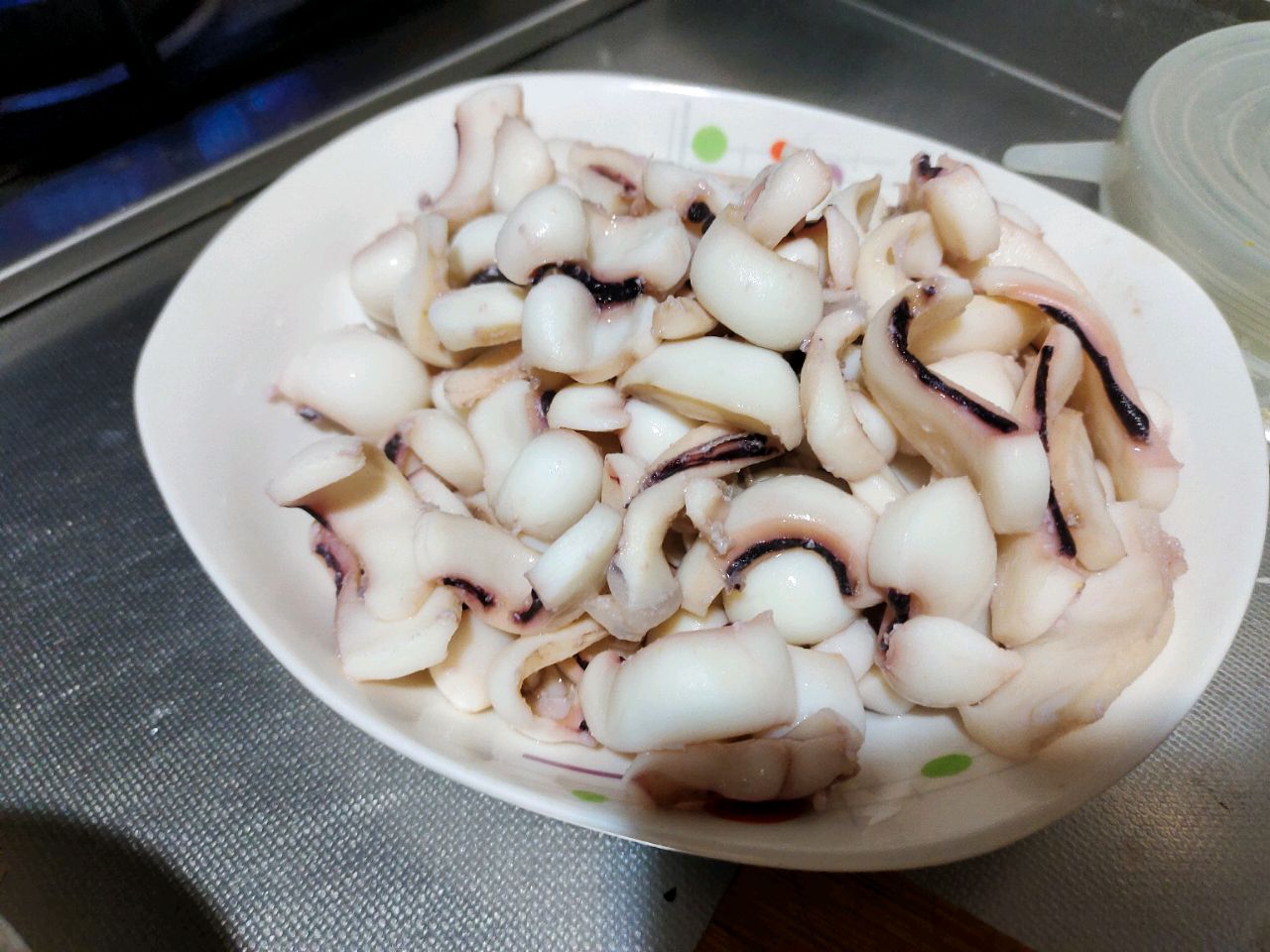 家常韭菜鱿鱼