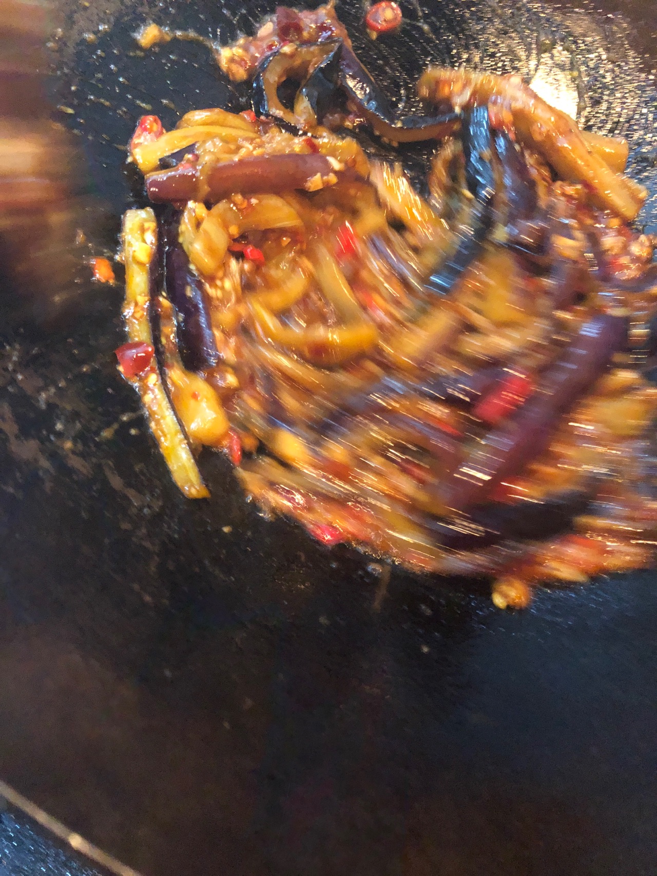 家常辣味鱼香茄子