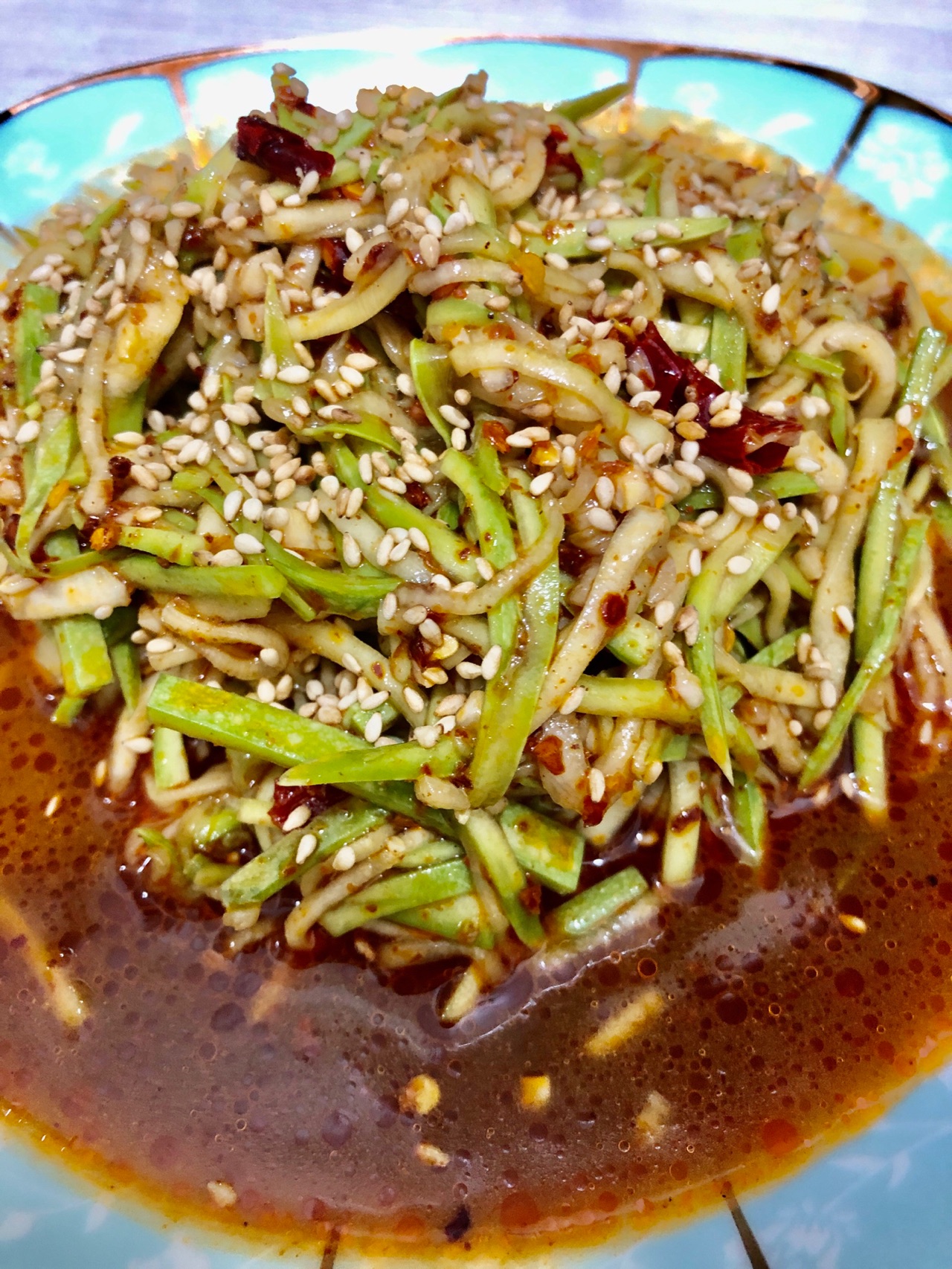 家常凉拌西葫芦