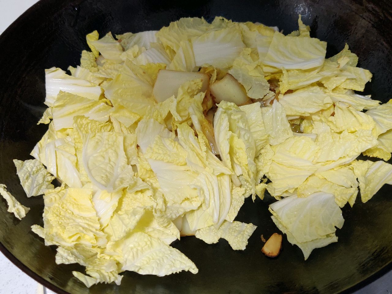 家常清炒白菜