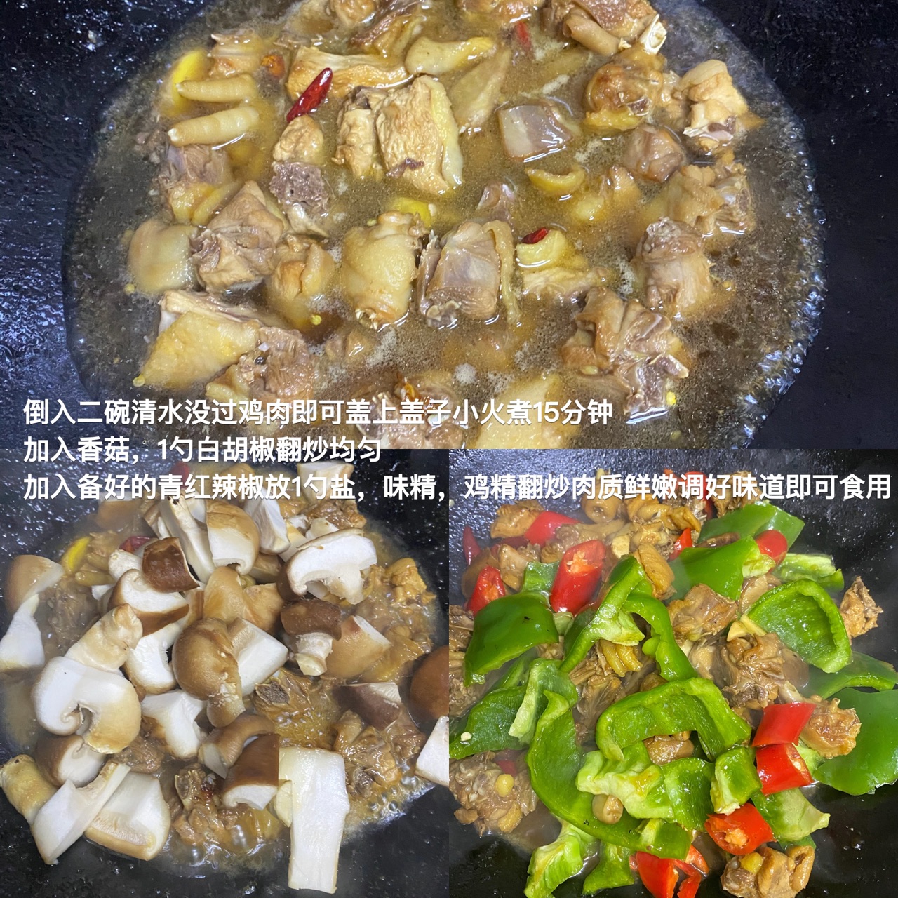 家常色香味俱全黄焖鸡