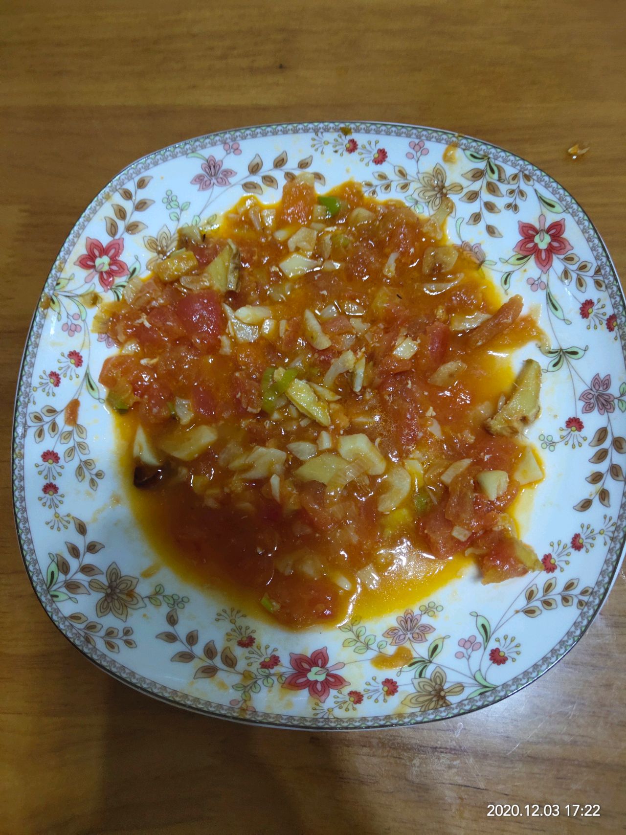 家常西红柿炒菜花