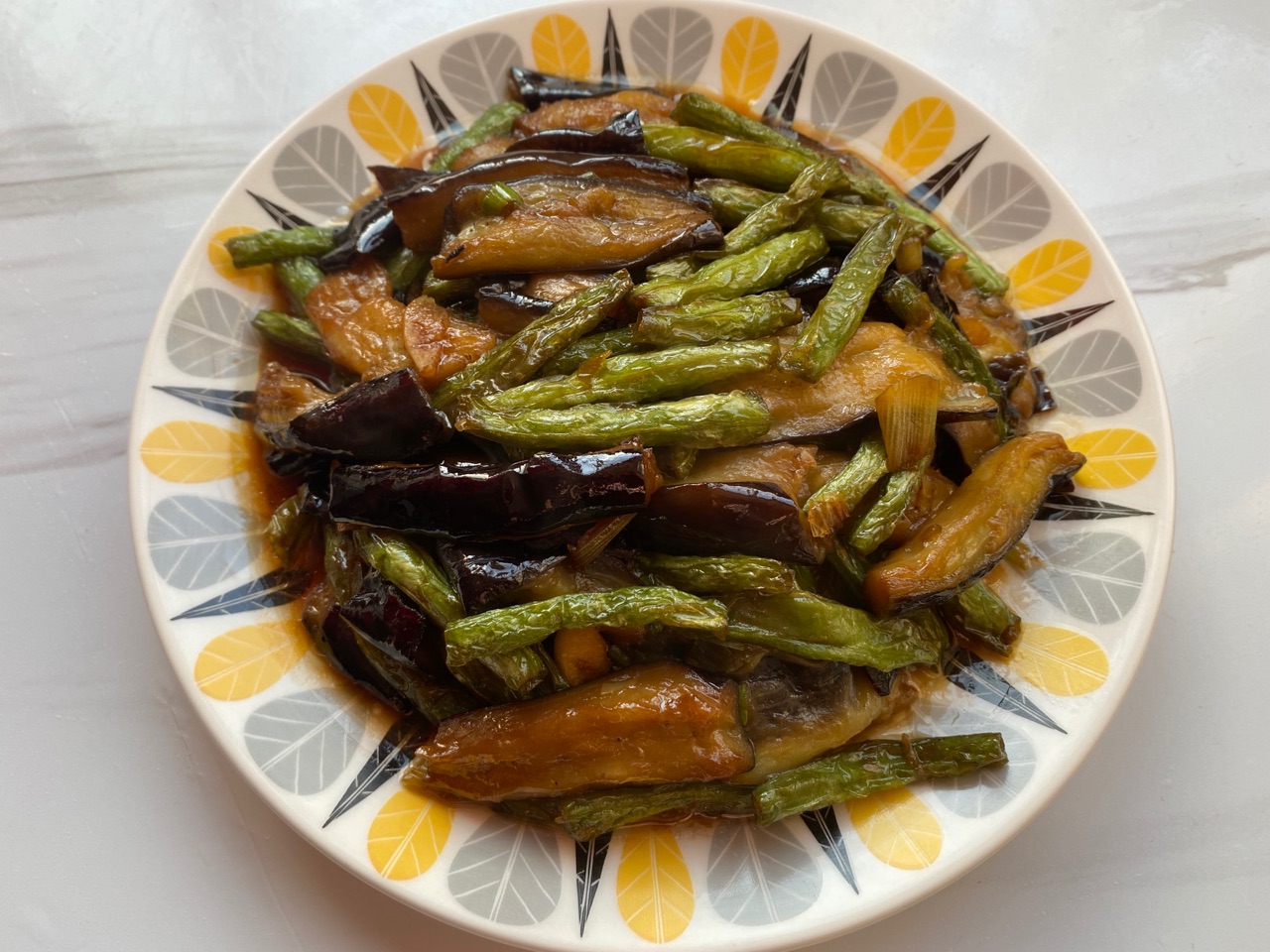 家常下饭菜茄子煸豆角
