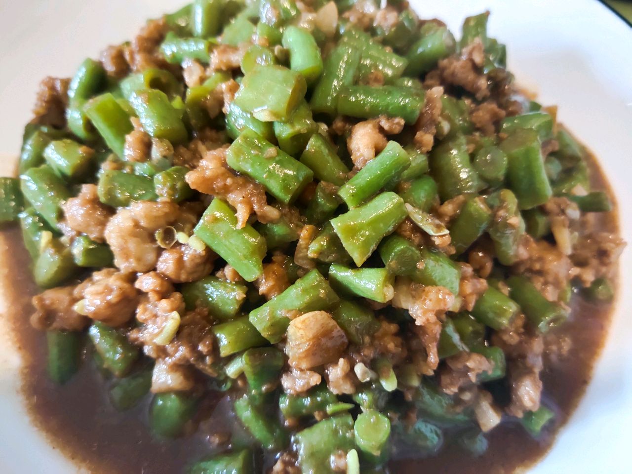 家常下饭菜肉沫豆角