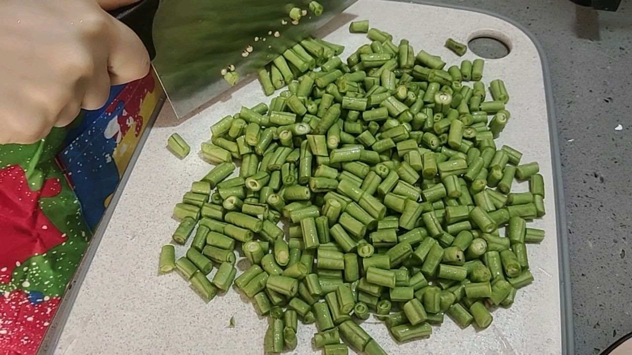 家常下饭菜肉沫豆角