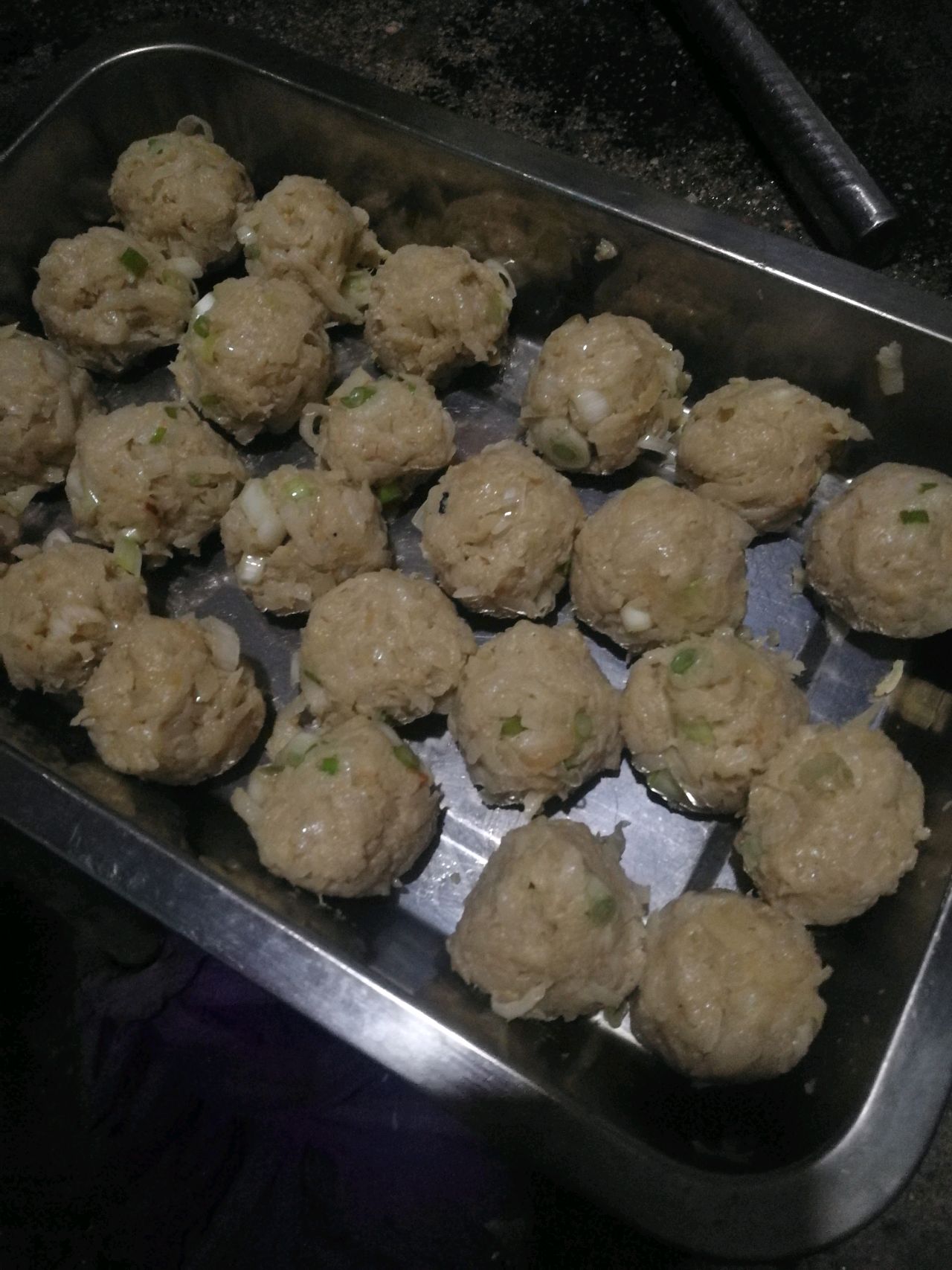 家常蒸萝卜丸子