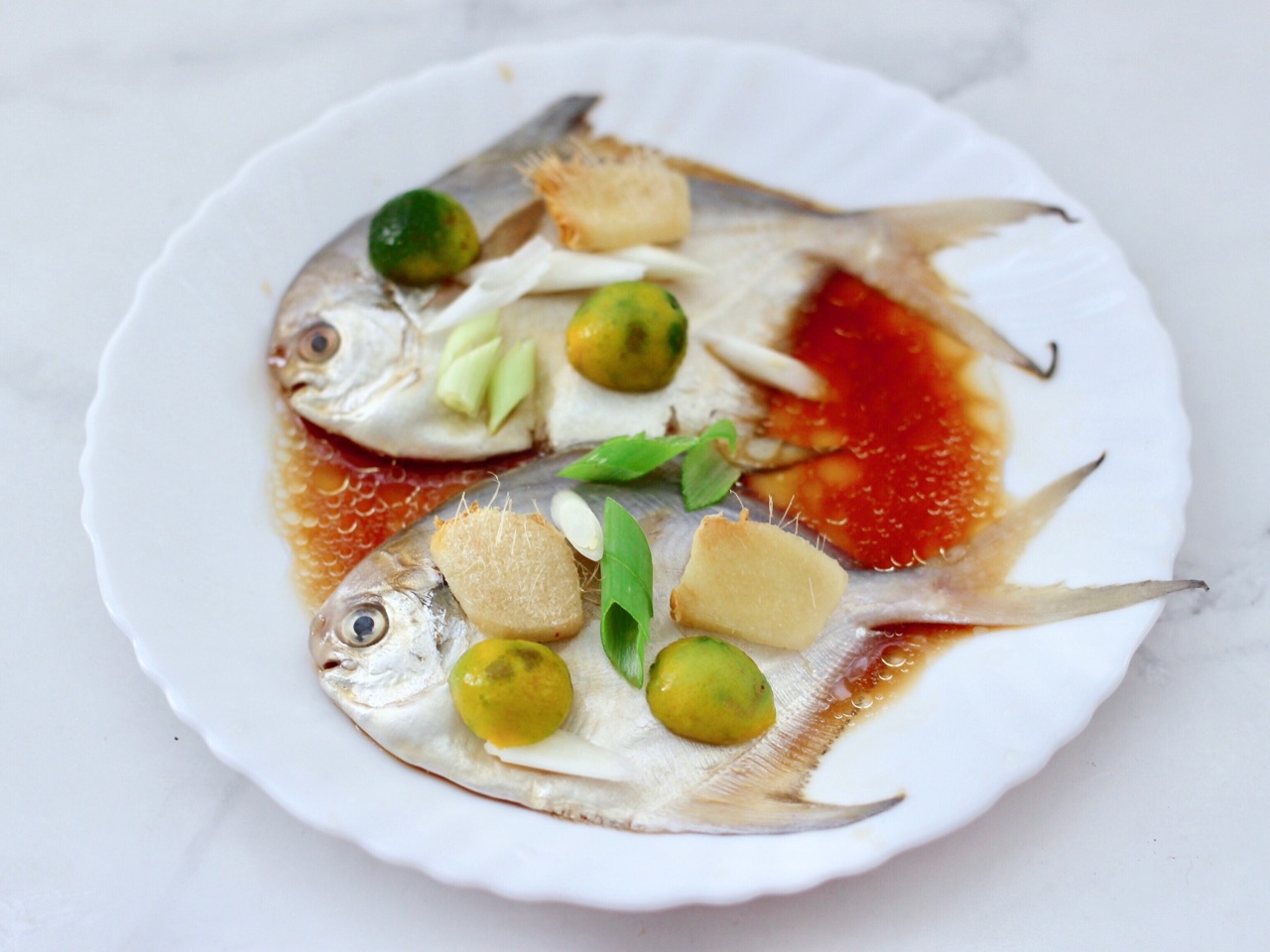家常孜然银鲳