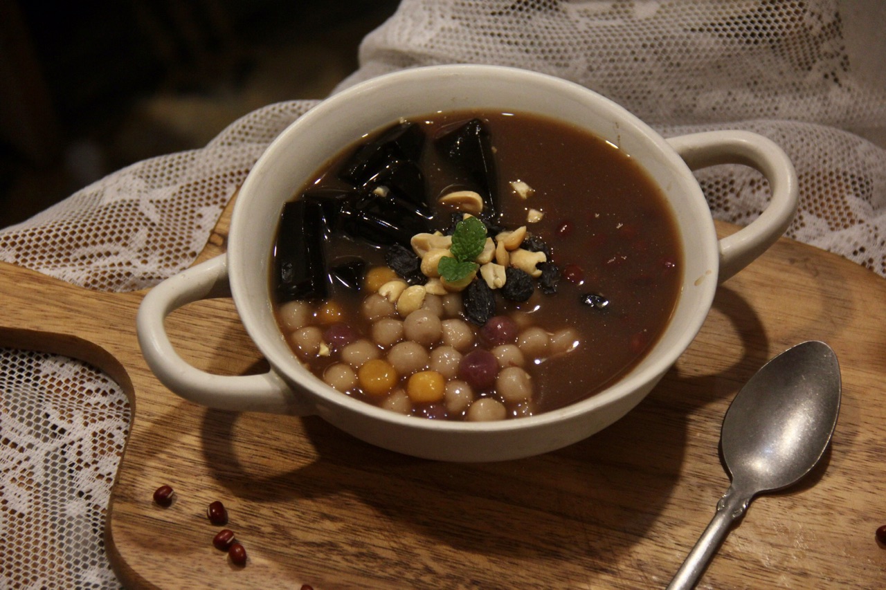 家常做法——红豆芋圆汤