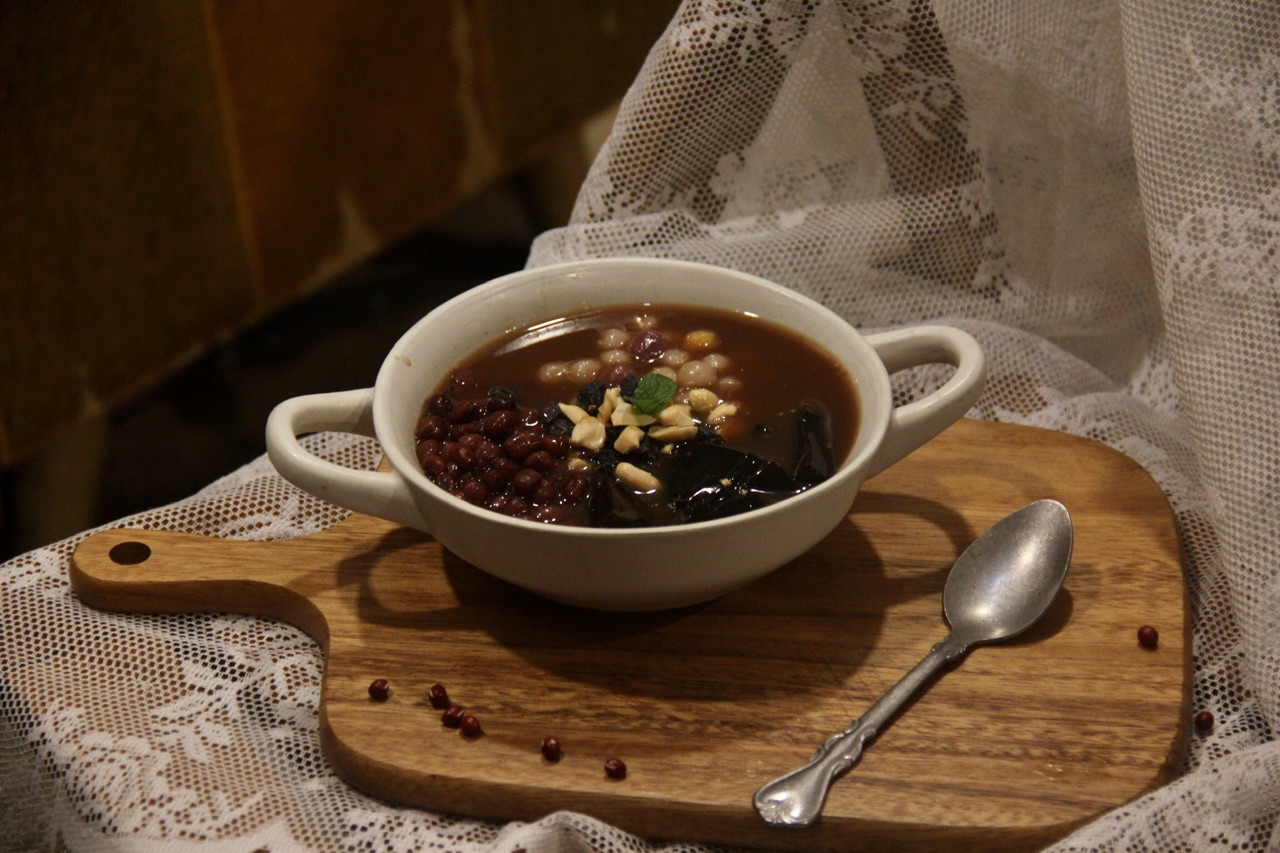 家常做法——红豆芋圆汤