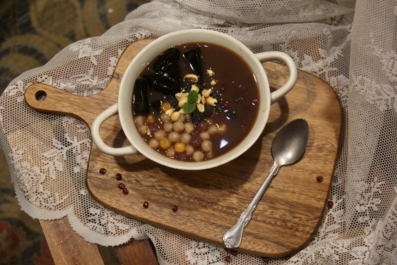 家常做法——红豆芋圆汤