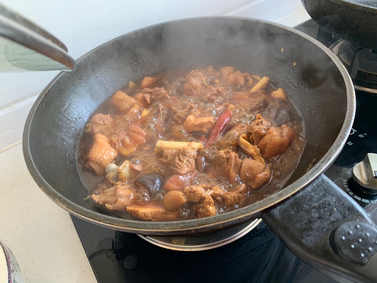 家炖鸡肉