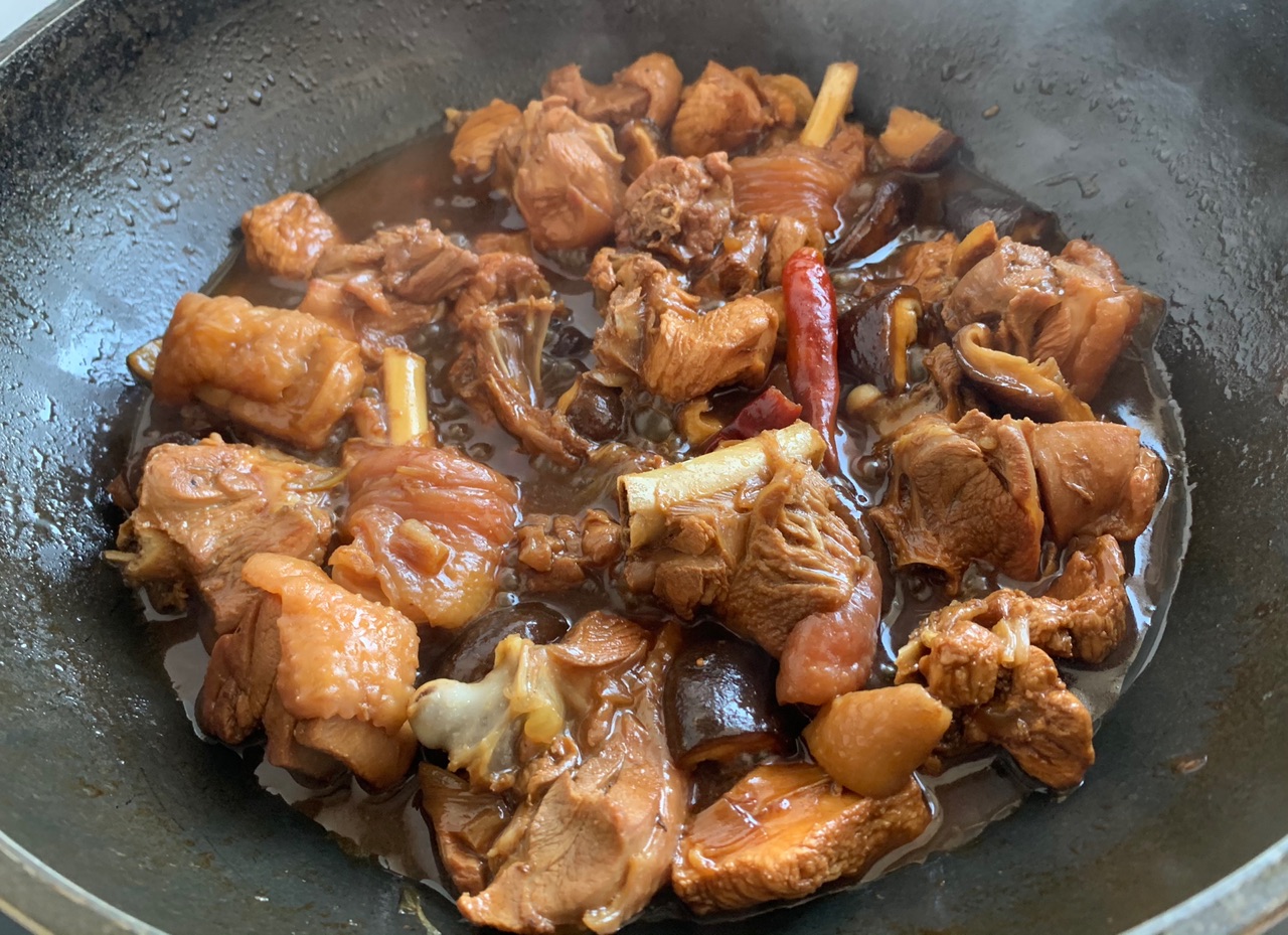 家炖鸡肉