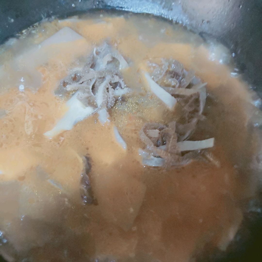 家里做毛血旺