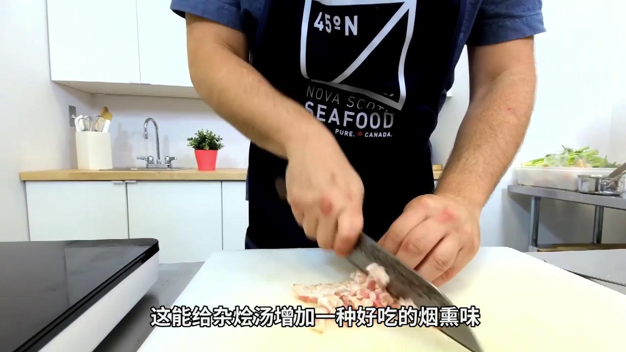 加拿大大比目鱼杂烩汤