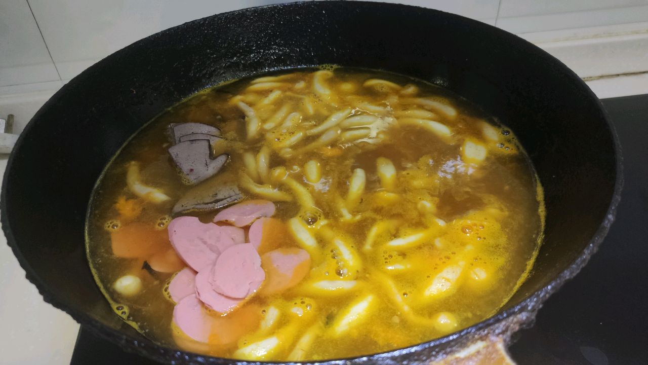 家庭版三鲜老妈烫饭