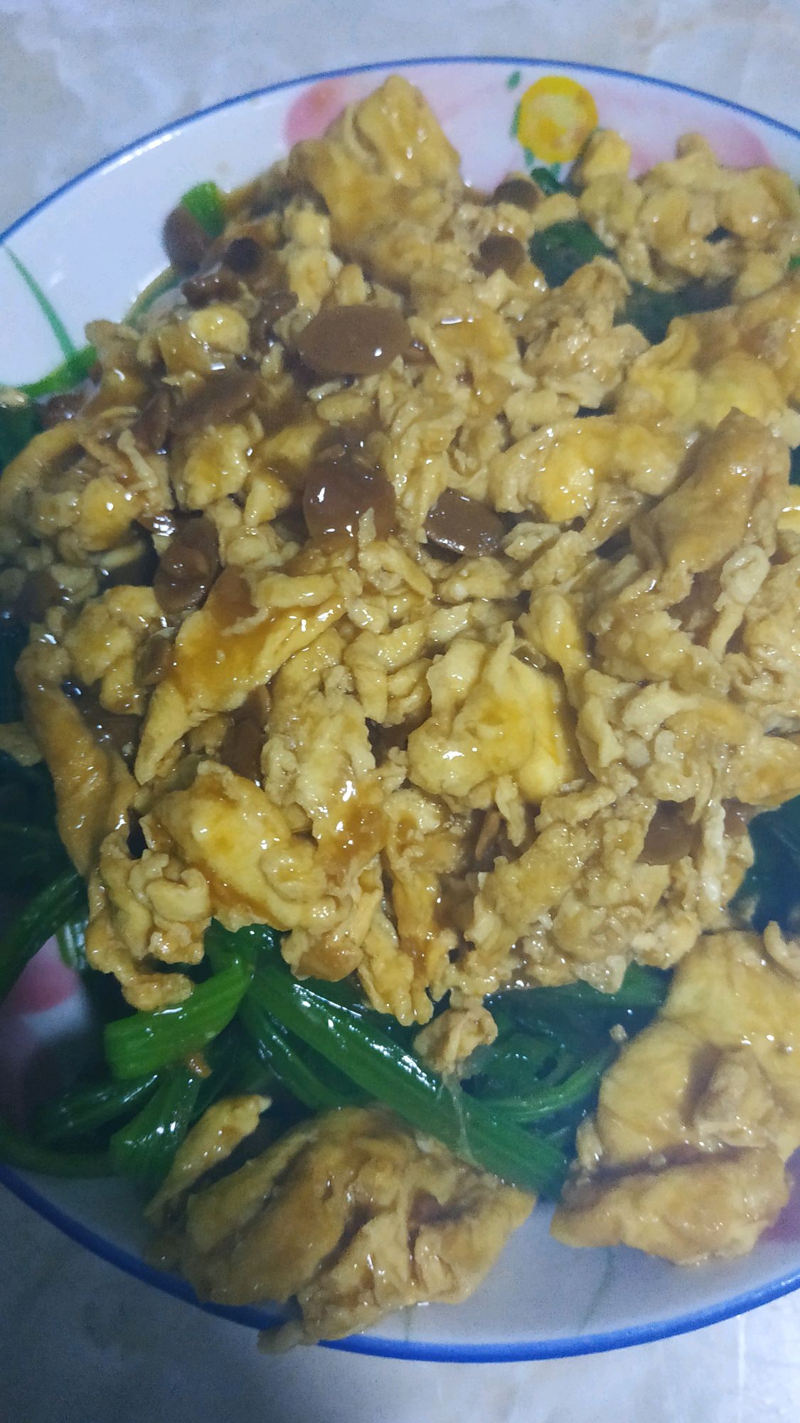 家庭版蛋酱菠菜