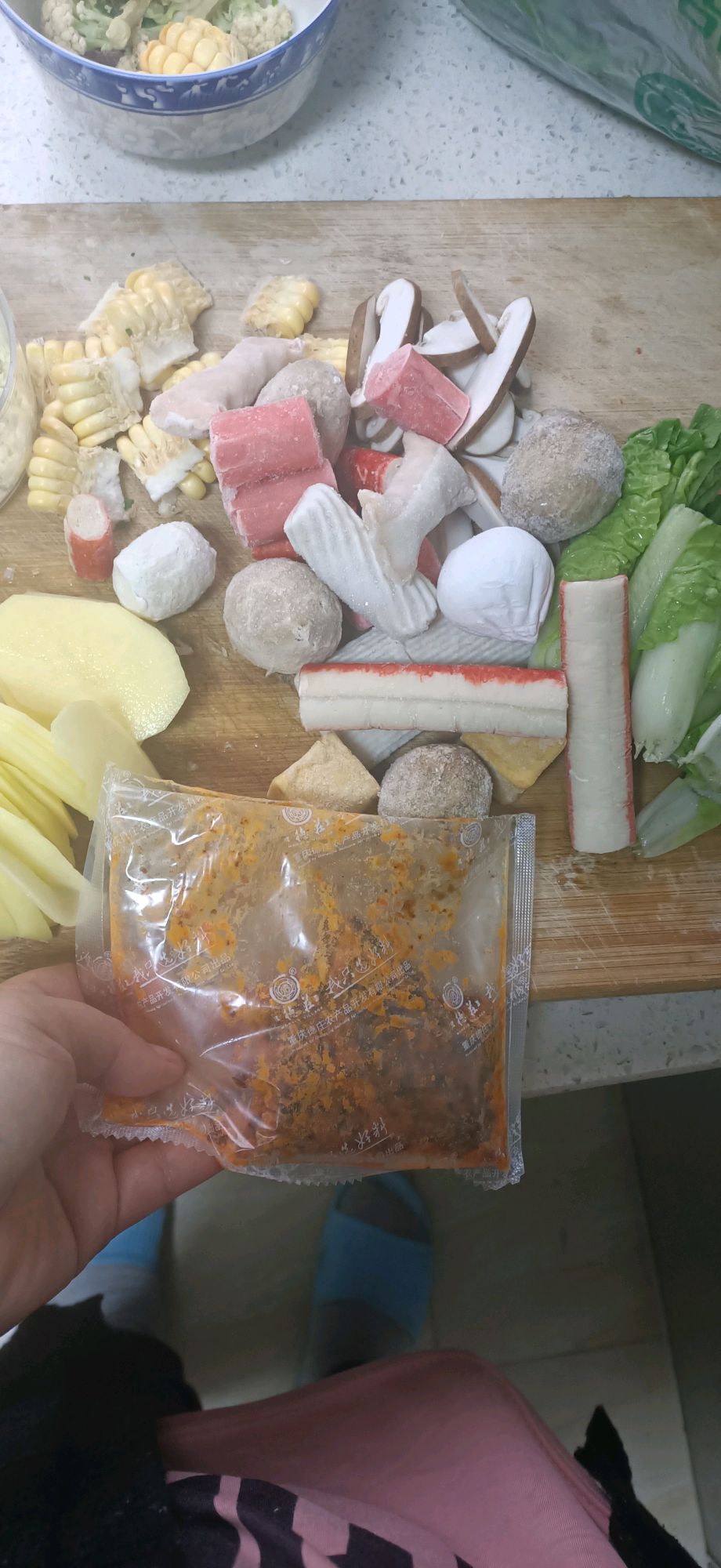 家庭版的花甲米线