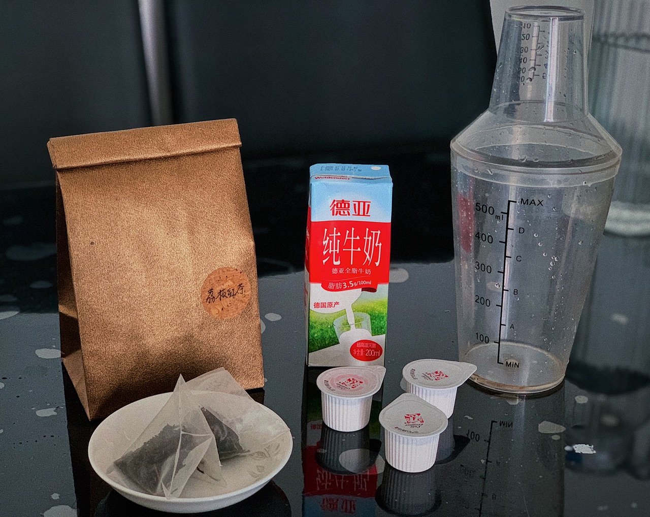 家庭版低脂健康奶茶