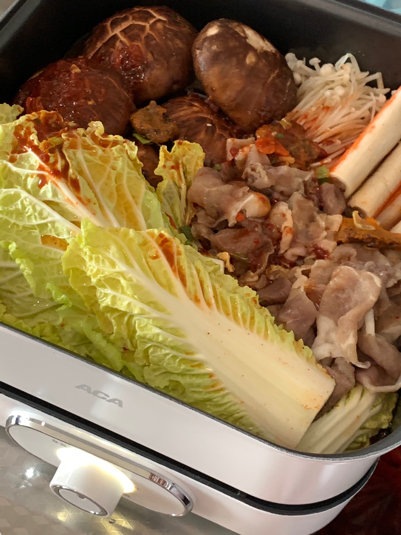 家庭版韩式部队火锅